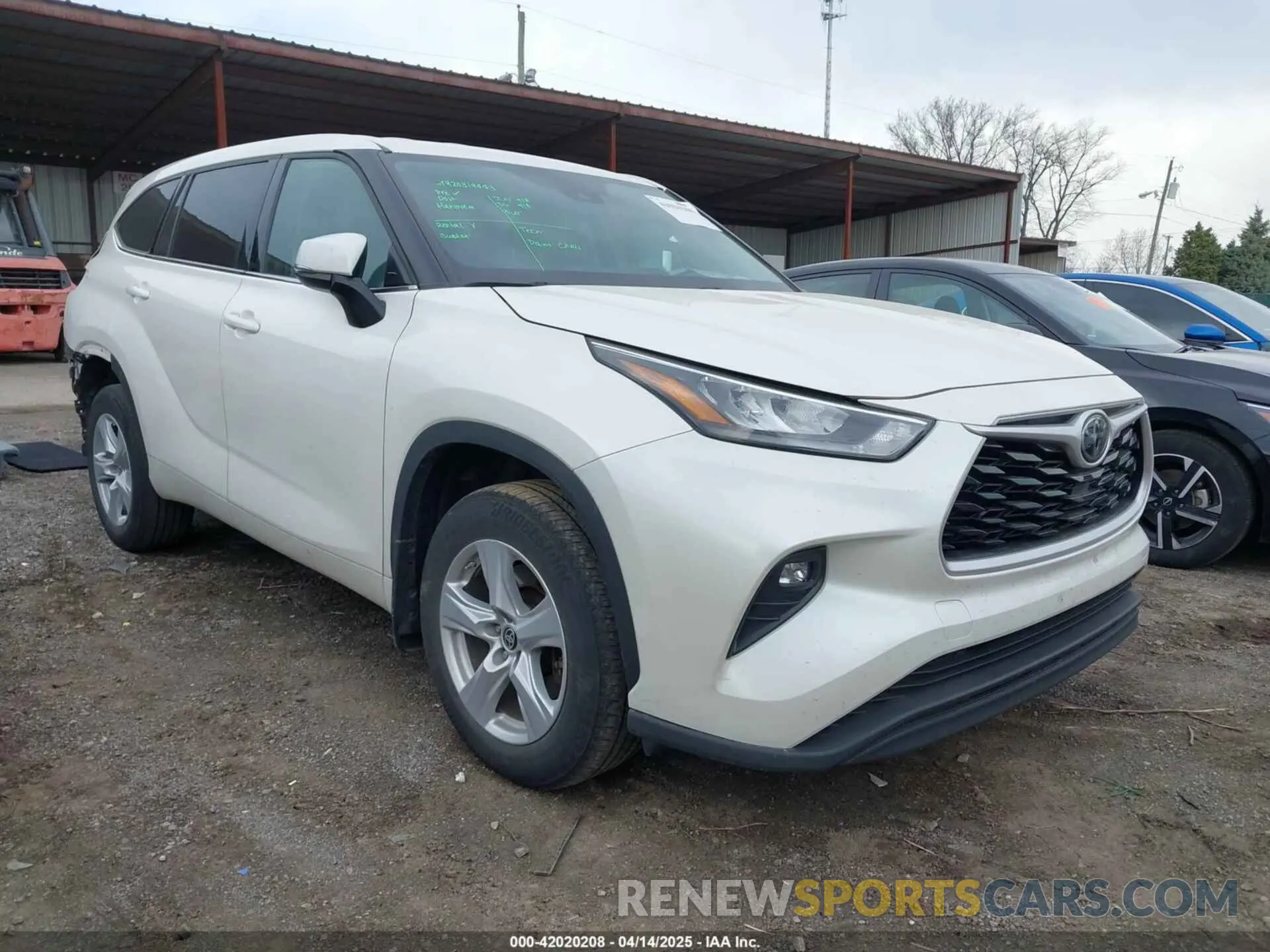 1 fotografías del automóvil dañado 5TDZZRAH3LS020153 TOYOTA HIGHLANDER 2020