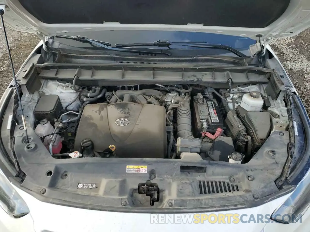 12 fotografías del automóvil dañado 5TDZZRAH3LS505022 TOYOTA HIGHLANDER 2020
