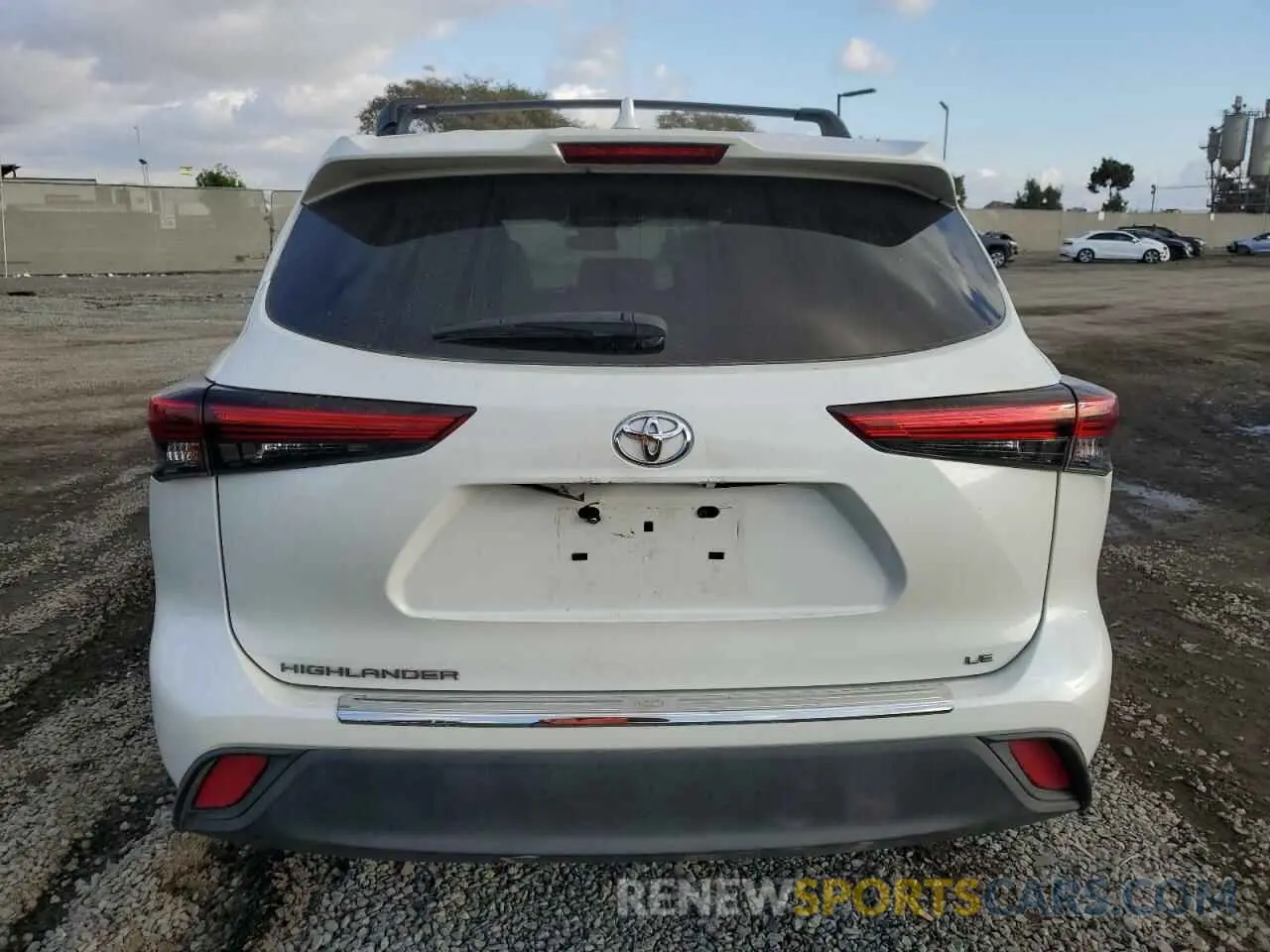 6 fotografías del automóvil dañado 5TDZZRAH3LS505022 TOYOTA HIGHLANDER 2020