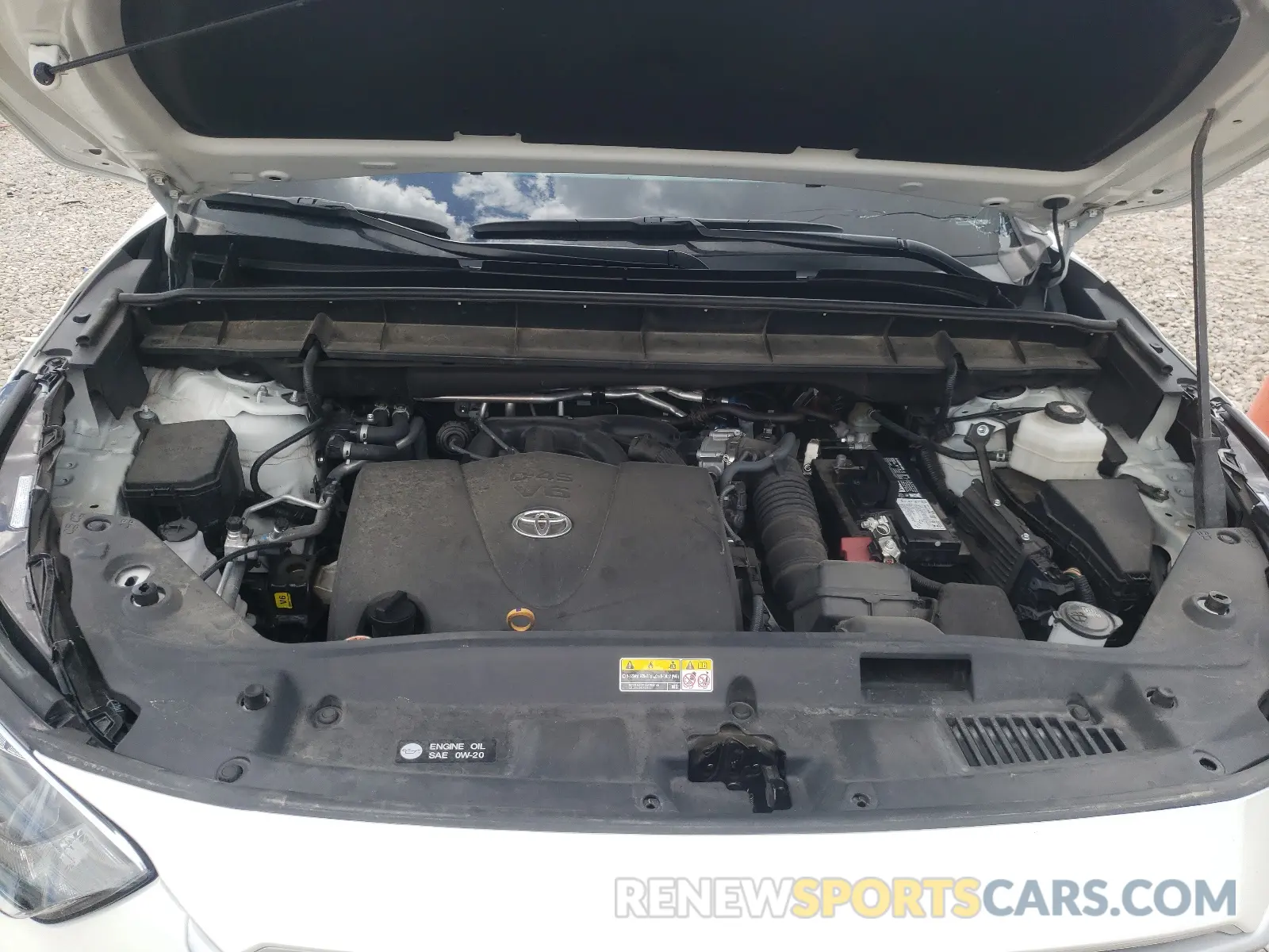 7 fotografías del automóvil dañado 5TDZZRAH4LS024504 TOYOTA HIGHLANDER 2020
