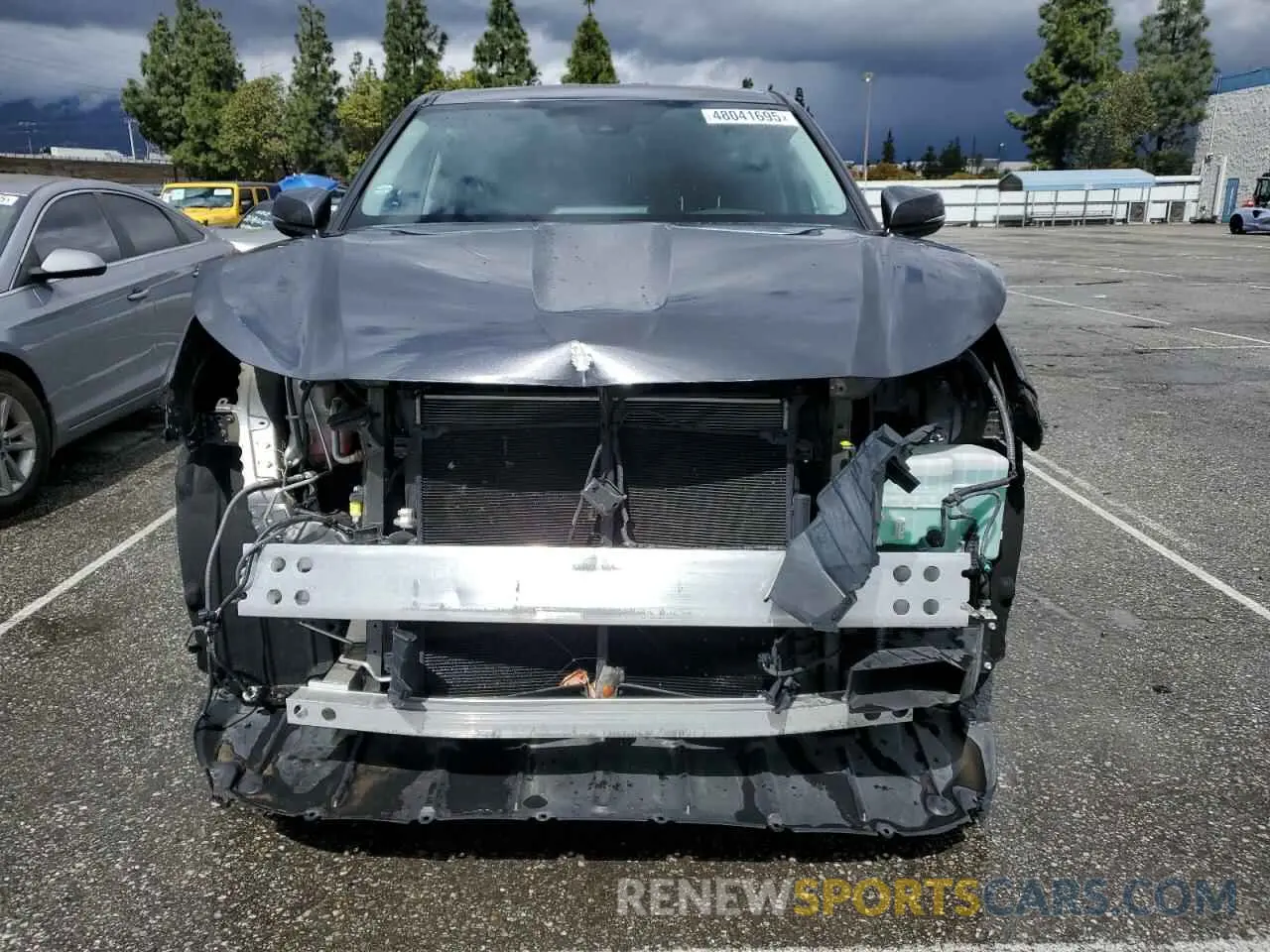 5 fotografías del automóvil dañado 5TDZZRAH7LS009964 TOYOTA HIGHLANDER 2020