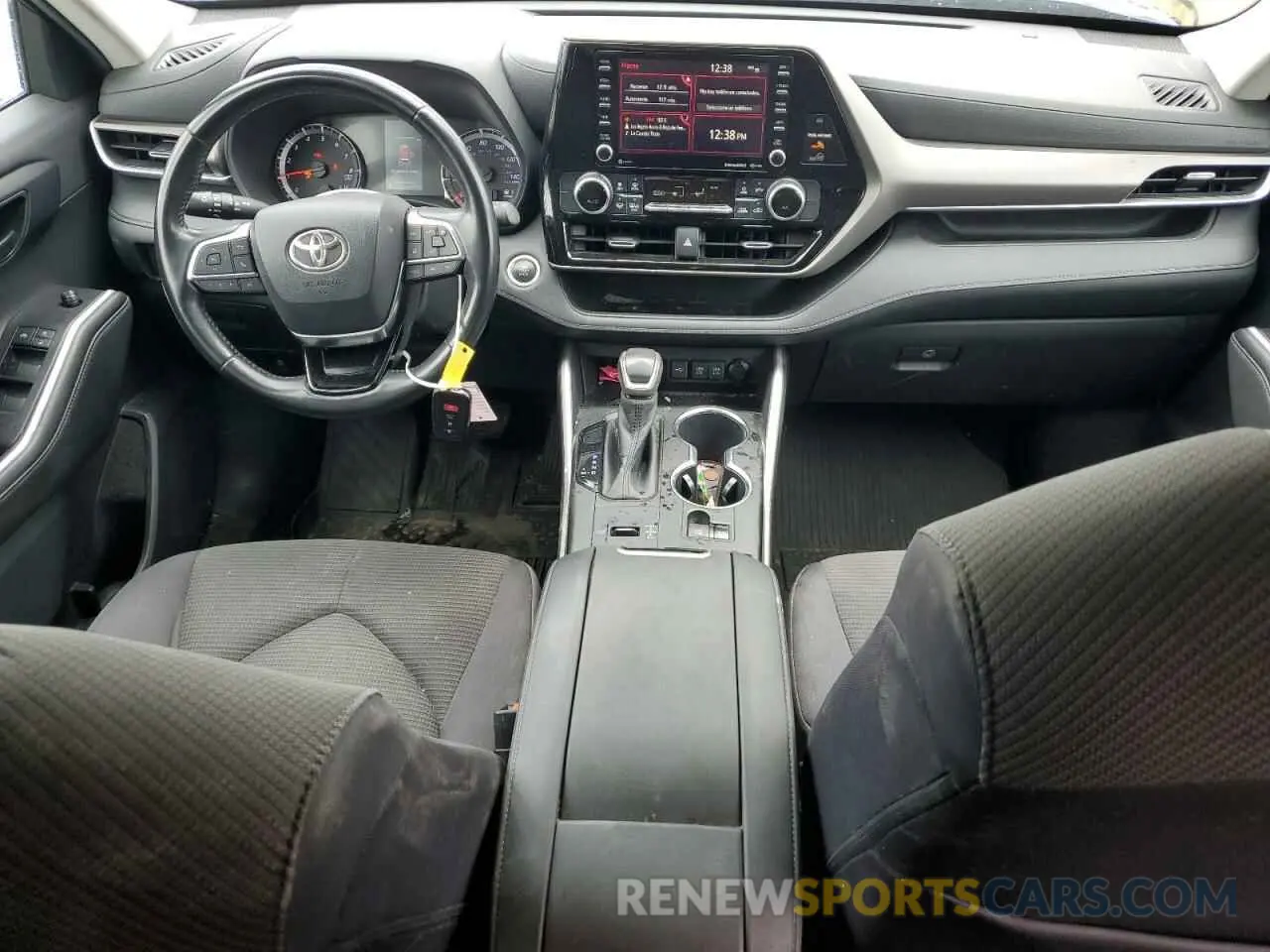 8 fotografías del automóvil dañado 5TDZZRAH7LS009964 TOYOTA HIGHLANDER 2020