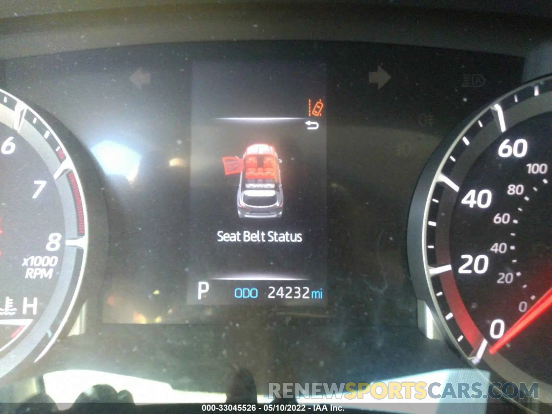 7 fotografías del automóvil dañado 5TDZZRAH7LS506187 TOYOTA HIGHLANDER 2020