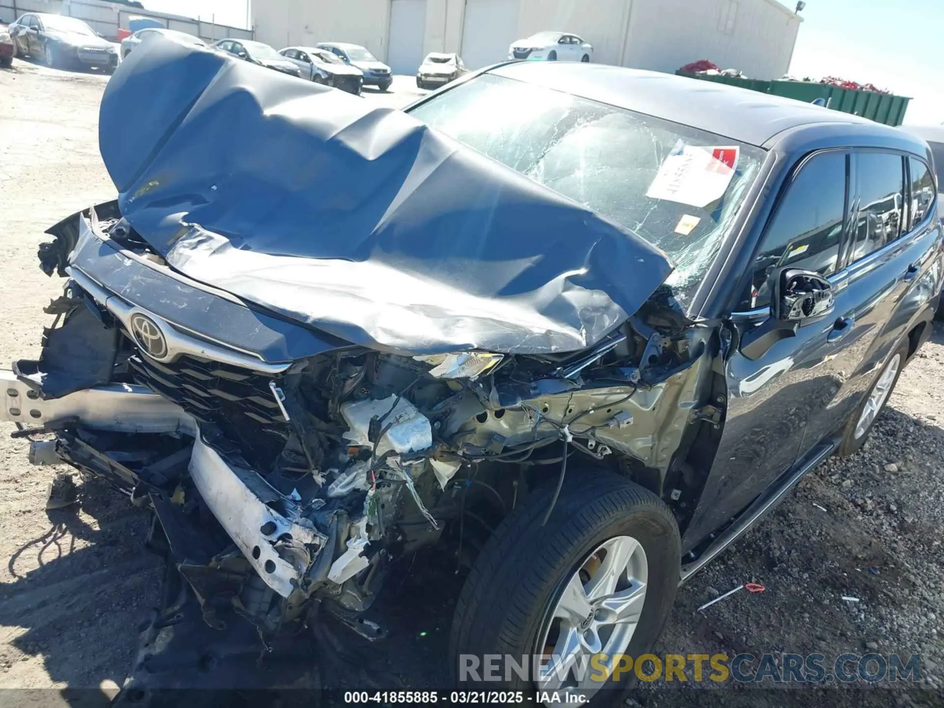 6 fotografías del automóvil dañado 5TDZZRAH9LS506899 TOYOTA HIGHLANDER 2020