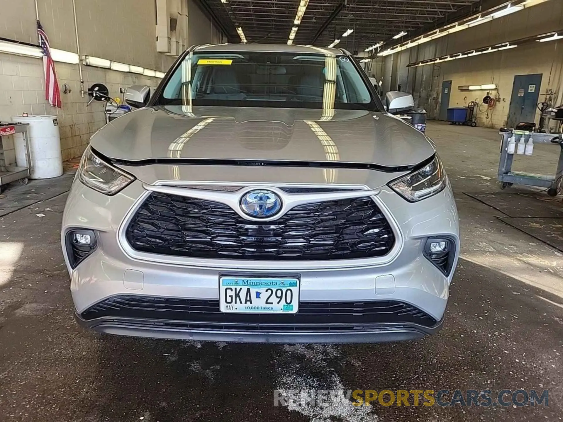 20 fotografías del automóvil dañado 5TDBBRCH3MS051102 TOYOTA HIGHLANDER 2021