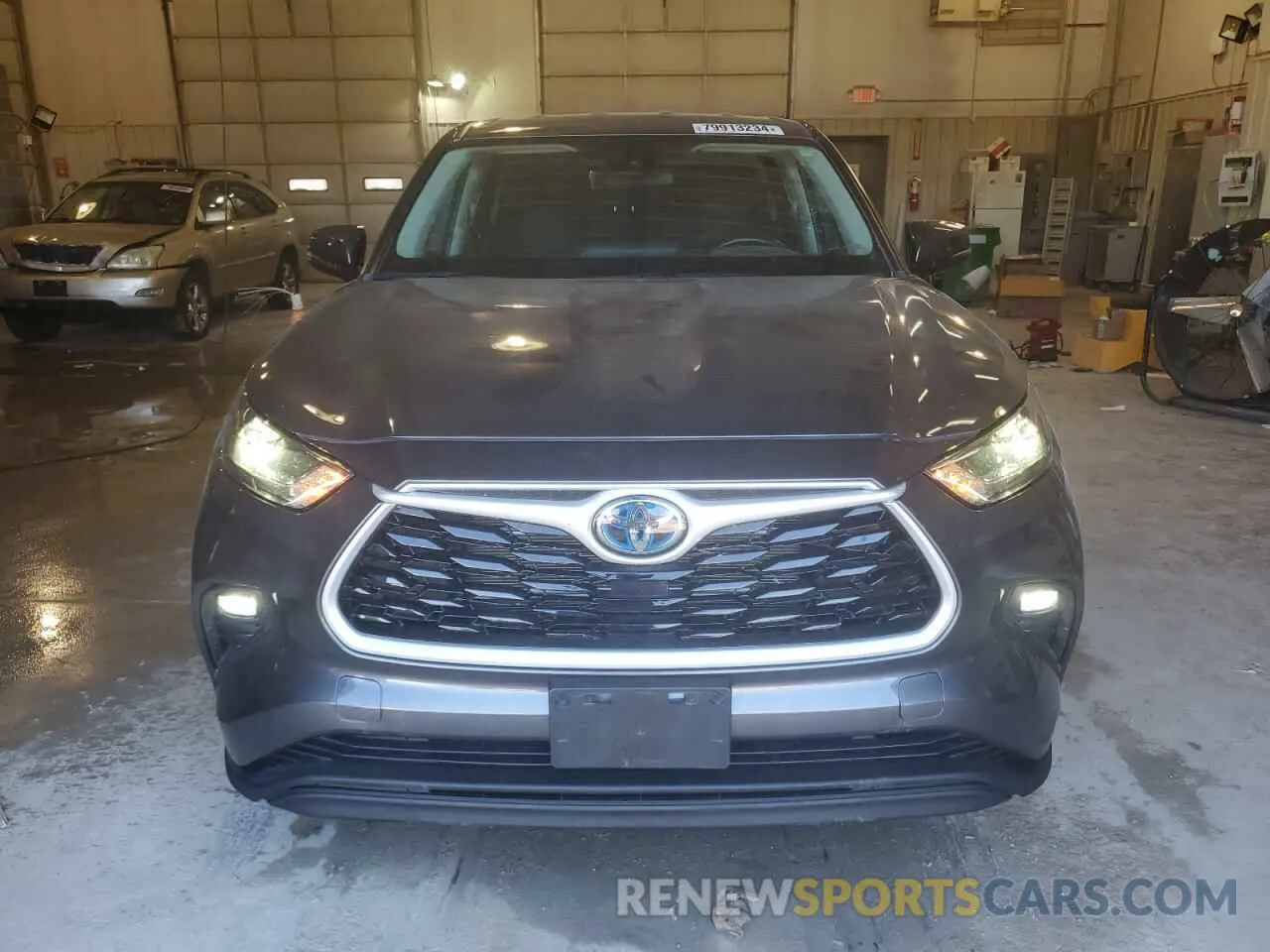 5 fotografías del automóvil dañado 5TDBBRCH3MS535867 TOYOTA HIGHLANDER 2021