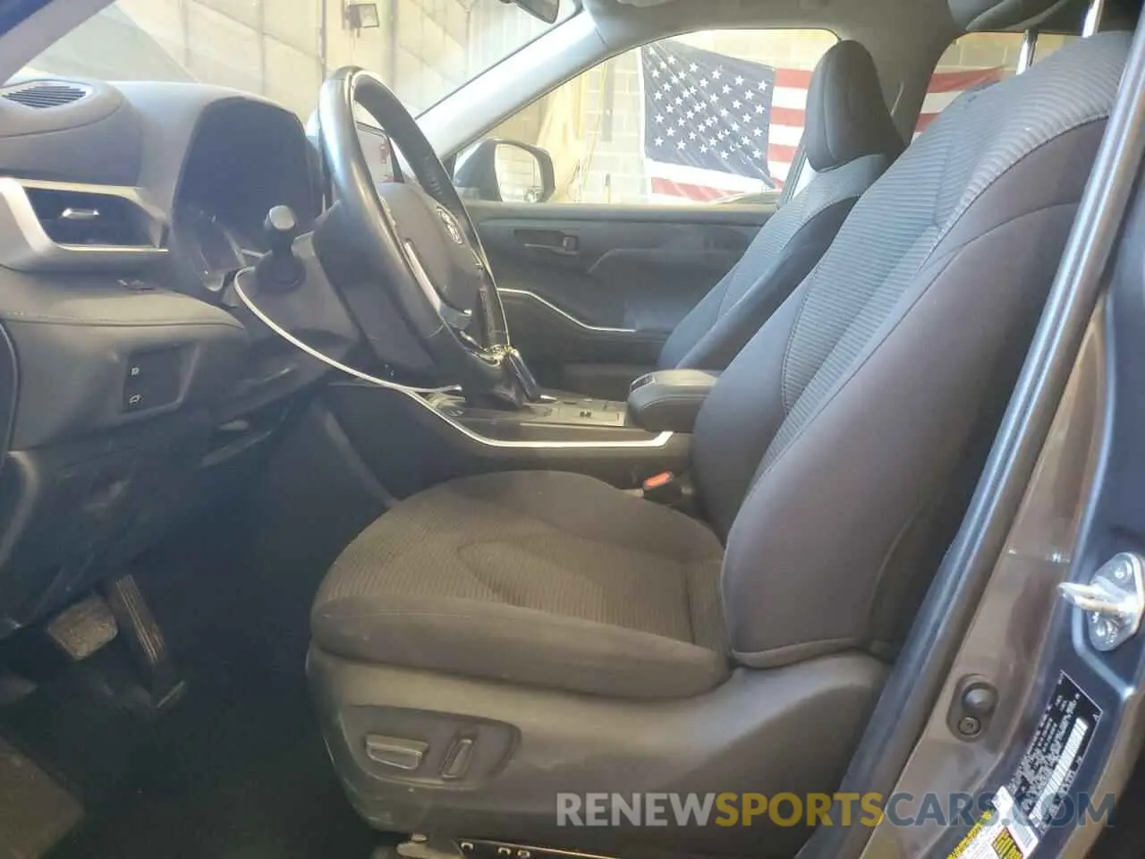 7 fotografías del automóvil dañado 5TDBBRCH3MS535867 TOYOTA HIGHLANDER 2021