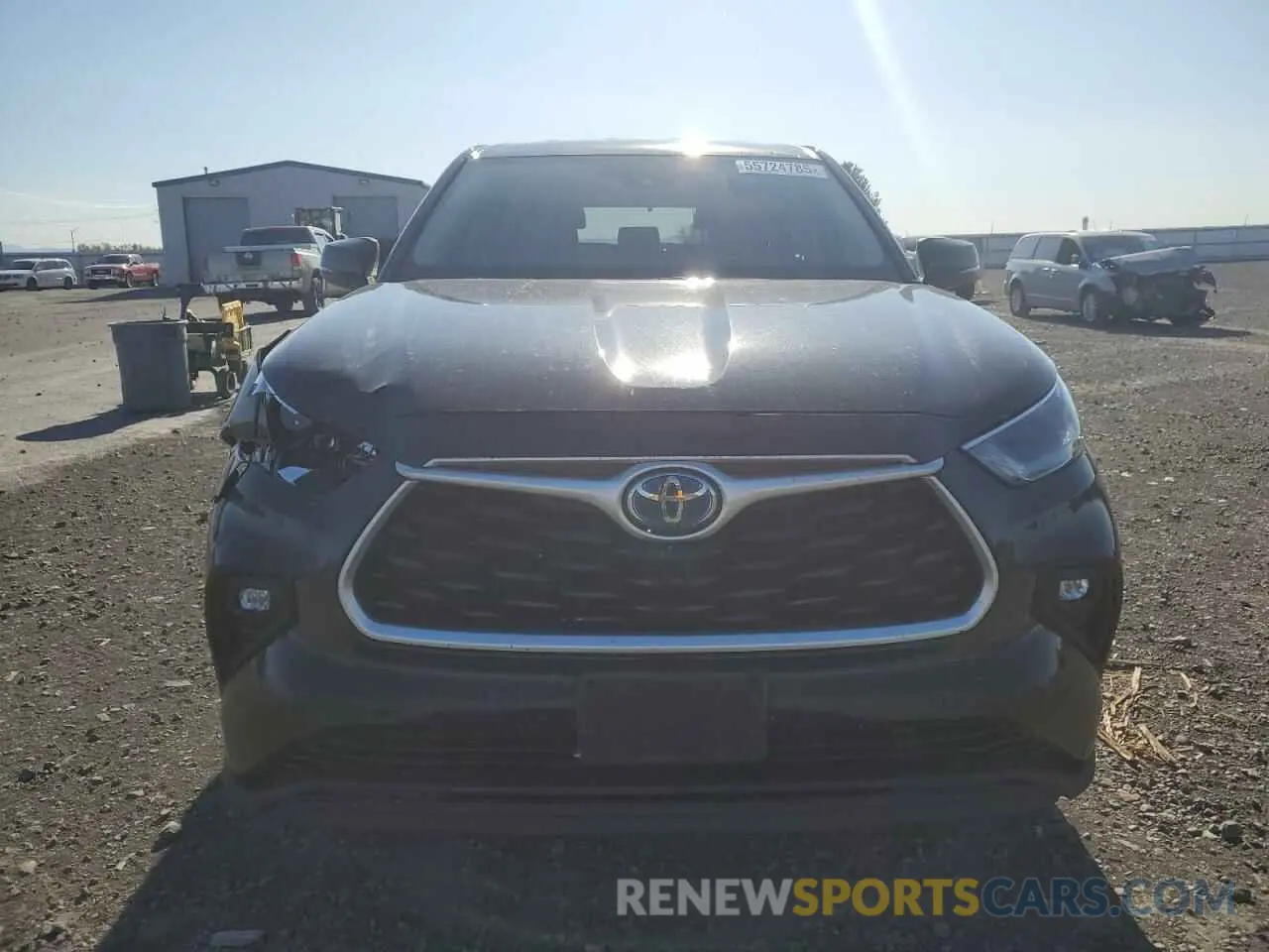 5 fotografías del automóvil dañado 5TDBBRCH4MS523629 TOYOTA HIGHLANDER 2021