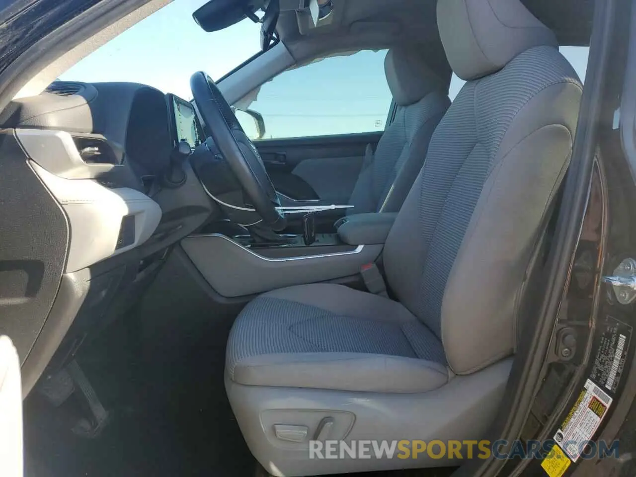 7 fotografías del automóvil dañado 5TDBBRCH4MS523629 TOYOTA HIGHLANDER 2021
