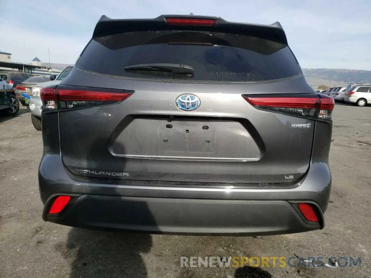 6 fotografías del automóvil dañado 5TDBBRCH4MS523923 TOYOTA HIGHLANDER 2021