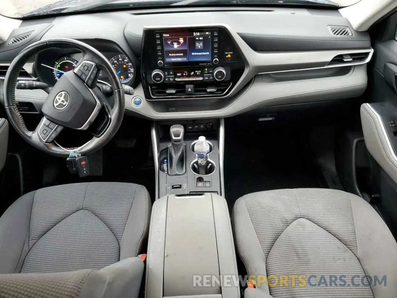 8 fotografías del automóvil dañado 5TDBBRCH5MS532923 TOYOTA HIGHLANDER 2021