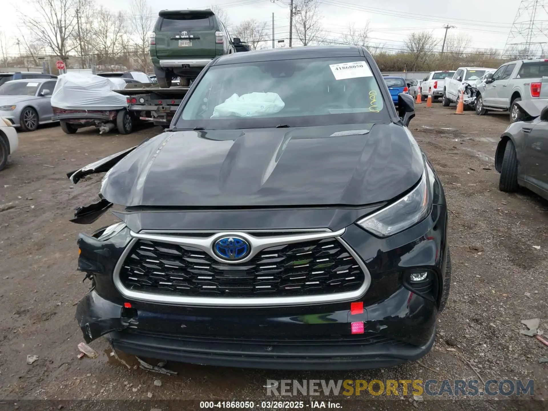 12 fotografías del automóvil dañado 5TDBBRCH6MS519338 TOYOTA HIGHLANDER 2021