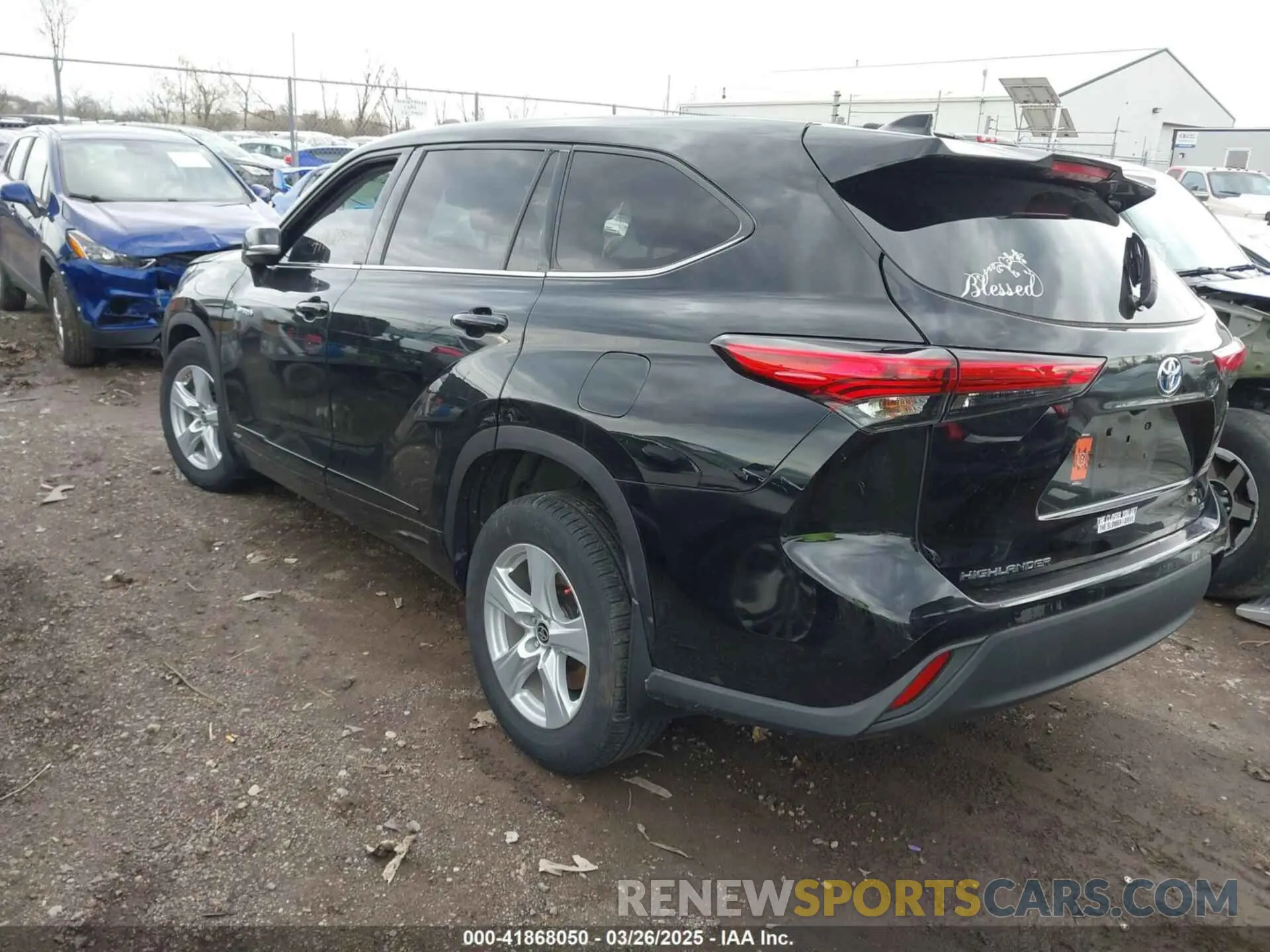 3 fotografías del automóvil dañado 5TDBBRCH6MS519338 TOYOTA HIGHLANDER 2021