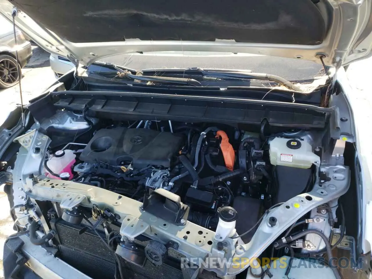 7 fotografías del automóvil dañado 5TDBBRCH7MS514343 TOYOTA HIGHLANDER 2021