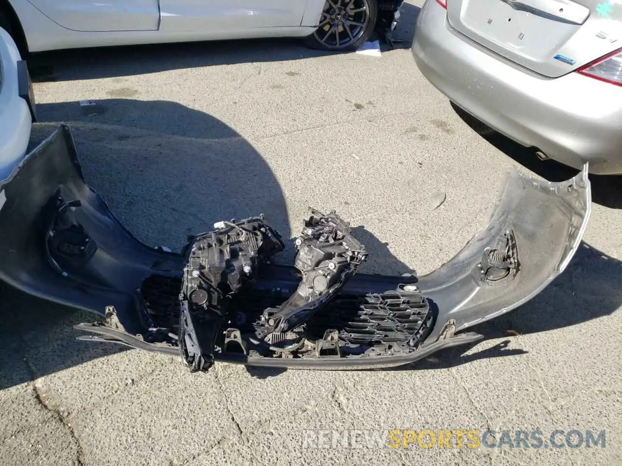 9 fotografías del automóvil dañado 5TDBBRCH7MS514343 TOYOTA HIGHLANDER 2021