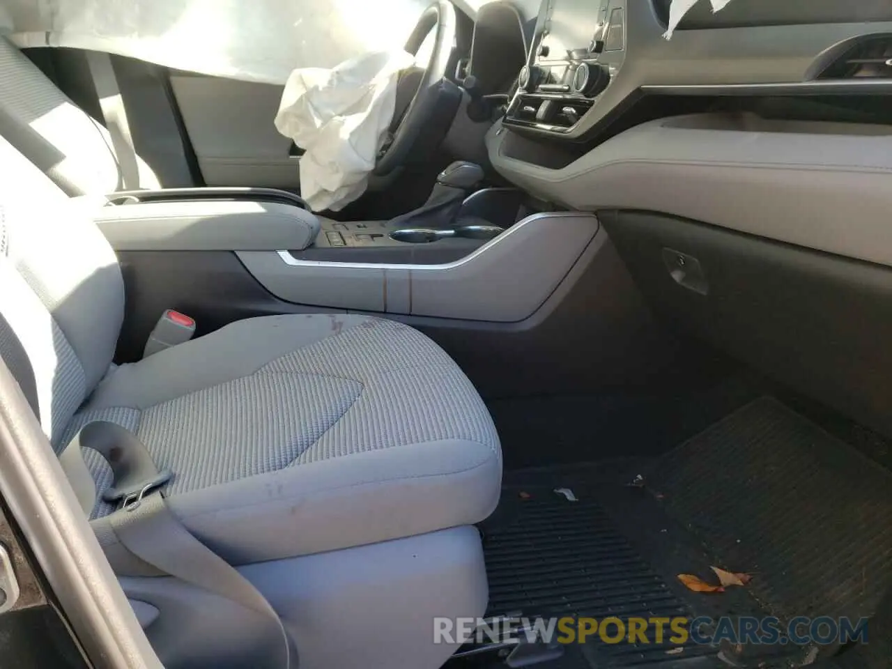 5 fotografías del automóvil dañado 5TDBZRBH0MS106411 TOYOTA HIGHLANDER 2021