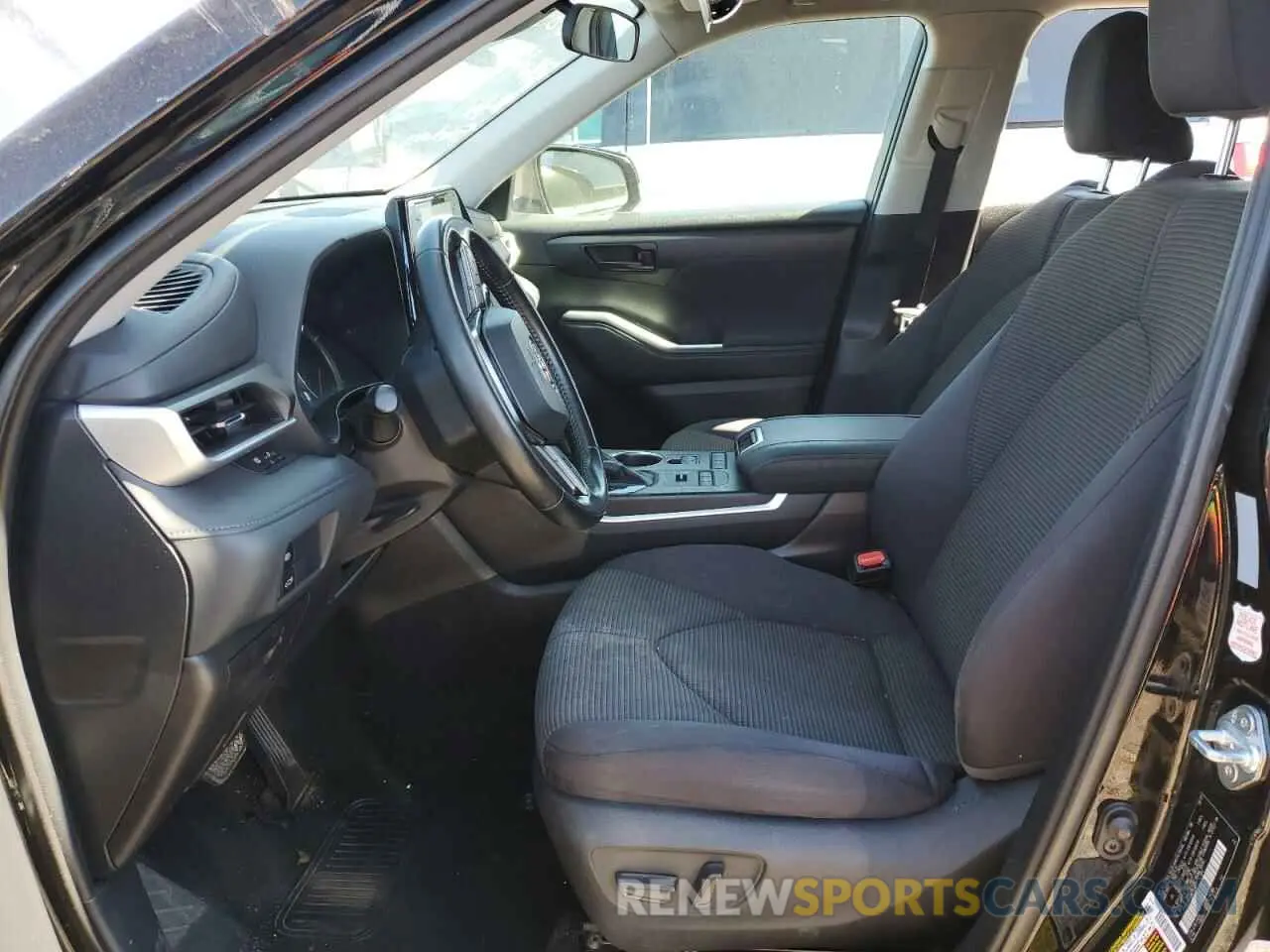 7 fotografías del automóvil dañado 5TDBZRBH0MS123077 TOYOTA HIGHLANDER 2021
