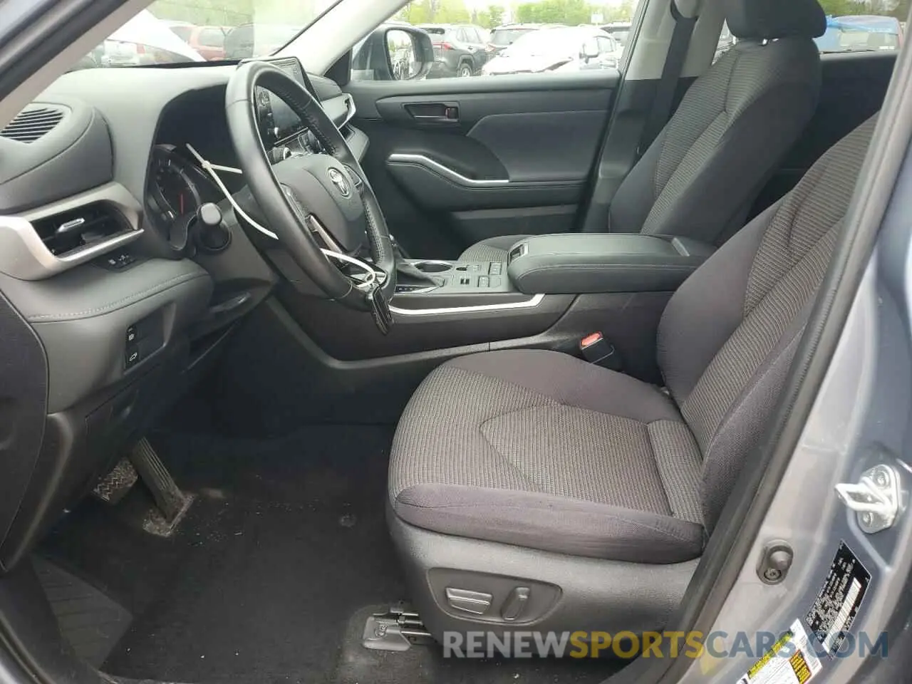 7 fotografías del automóvil dañado 5TDBZRBH0MS138565 TOYOTA HIGHLANDER 2021
