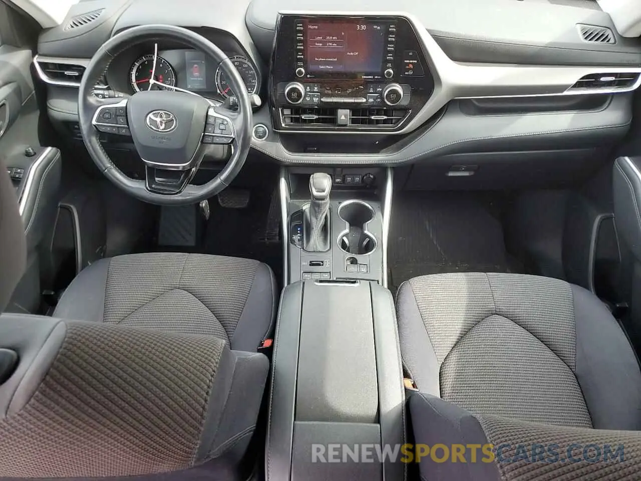 8 fotografías del automóvil dañado 5TDBZRBH1MS104473 TOYOTA HIGHLANDER 2021