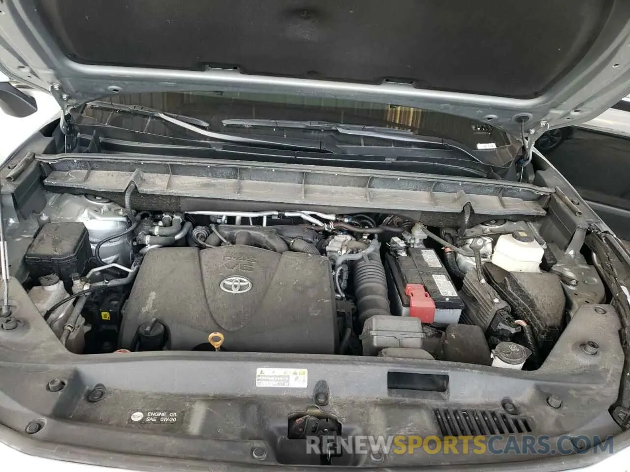 7 fotografías del automóvil dañado 5TDBZRBH2MS076182 TOYOTA HIGHLANDER 2021
