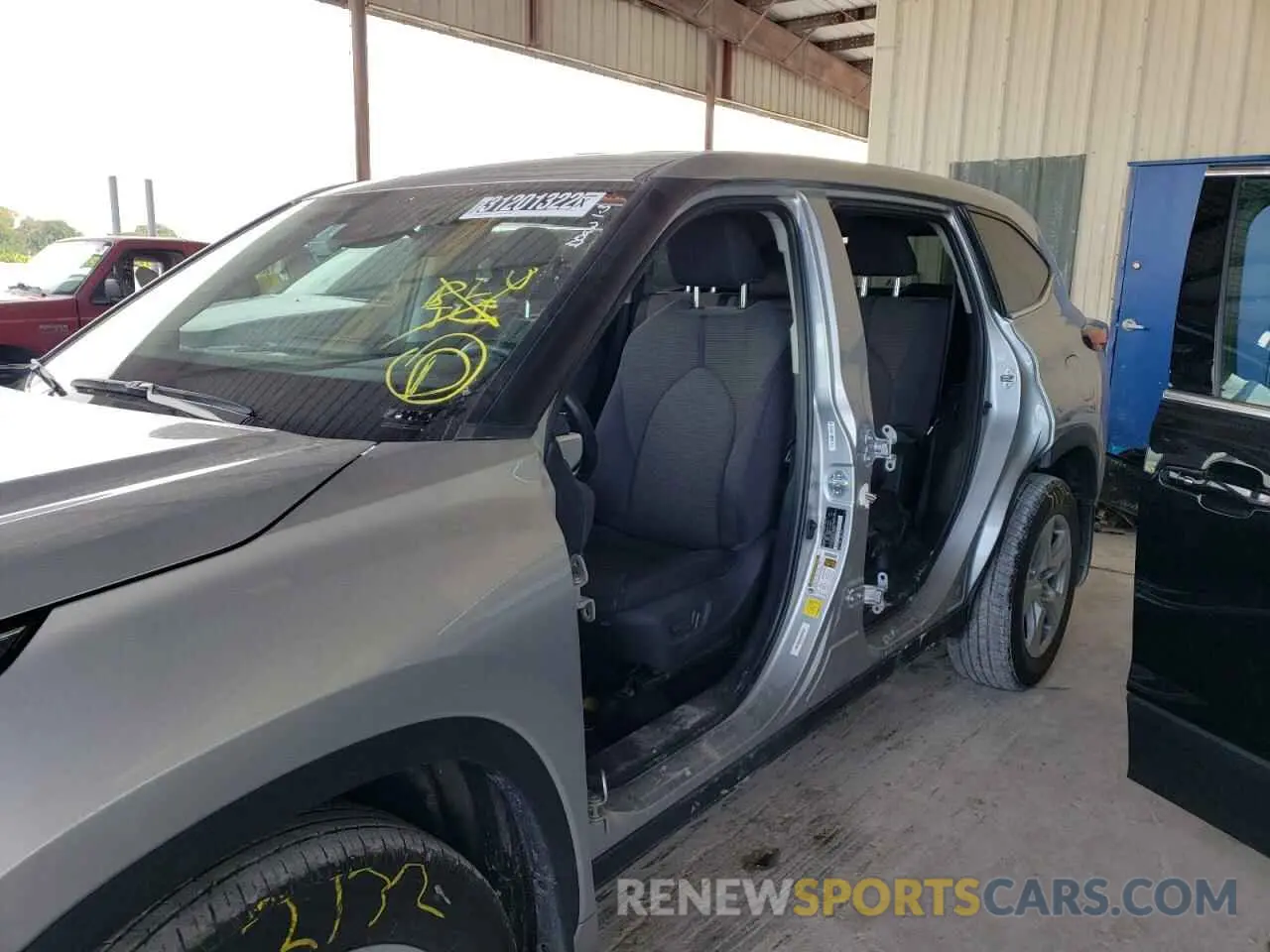 9 fotografías del automóvil dañado 5TDBZRBH2MS076182 TOYOTA HIGHLANDER 2021