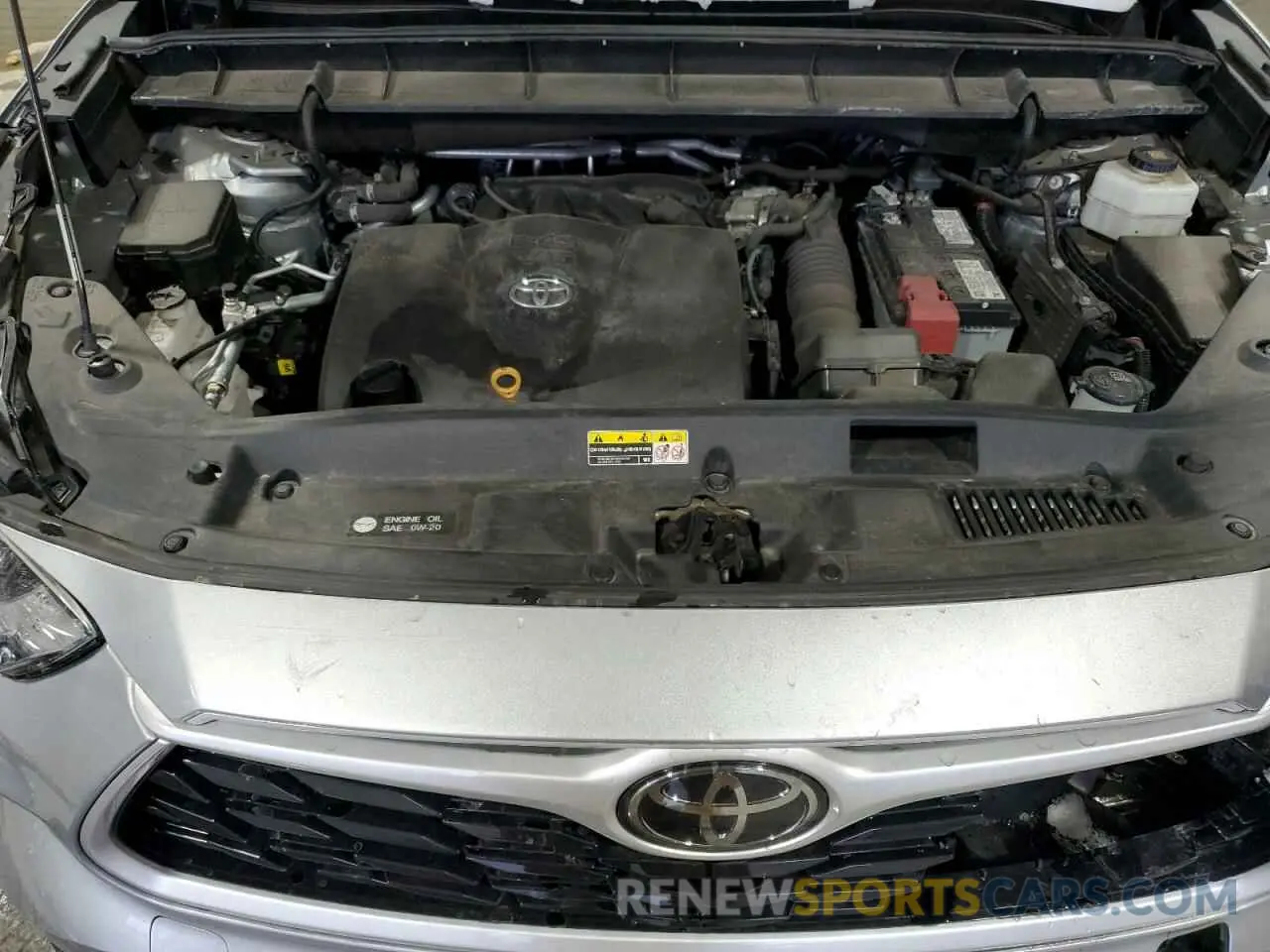 12 fotografías del automóvil dañado 5TDBZRBH2MS089515 TOYOTA HIGHLANDER 2021