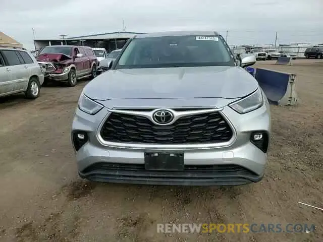 15 fotografías del automóvil dañado 5TDBZRBH3MS543822 TOYOTA HIGHLANDER 2021