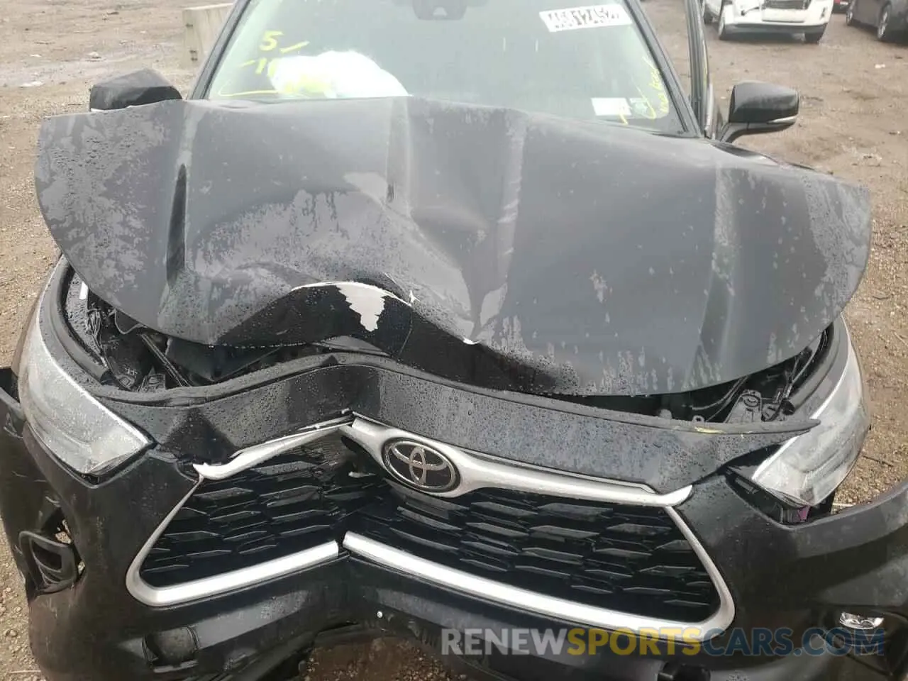 7 fotografías del automóvil dañado 5TDBZRBH4MS122787 TOYOTA HIGHLANDER 2021