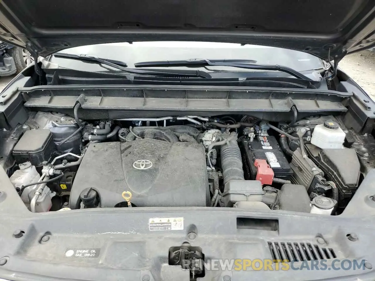 12 fotografías del automóvil dañado 5TDBZRBH4MS545269 TOYOTA HIGHLANDER 2021