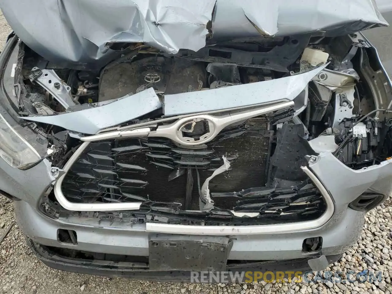 13 fotografías del automóvil dañado 5TDBZRBH5MS086012 TOYOTA HIGHLANDER 2021
