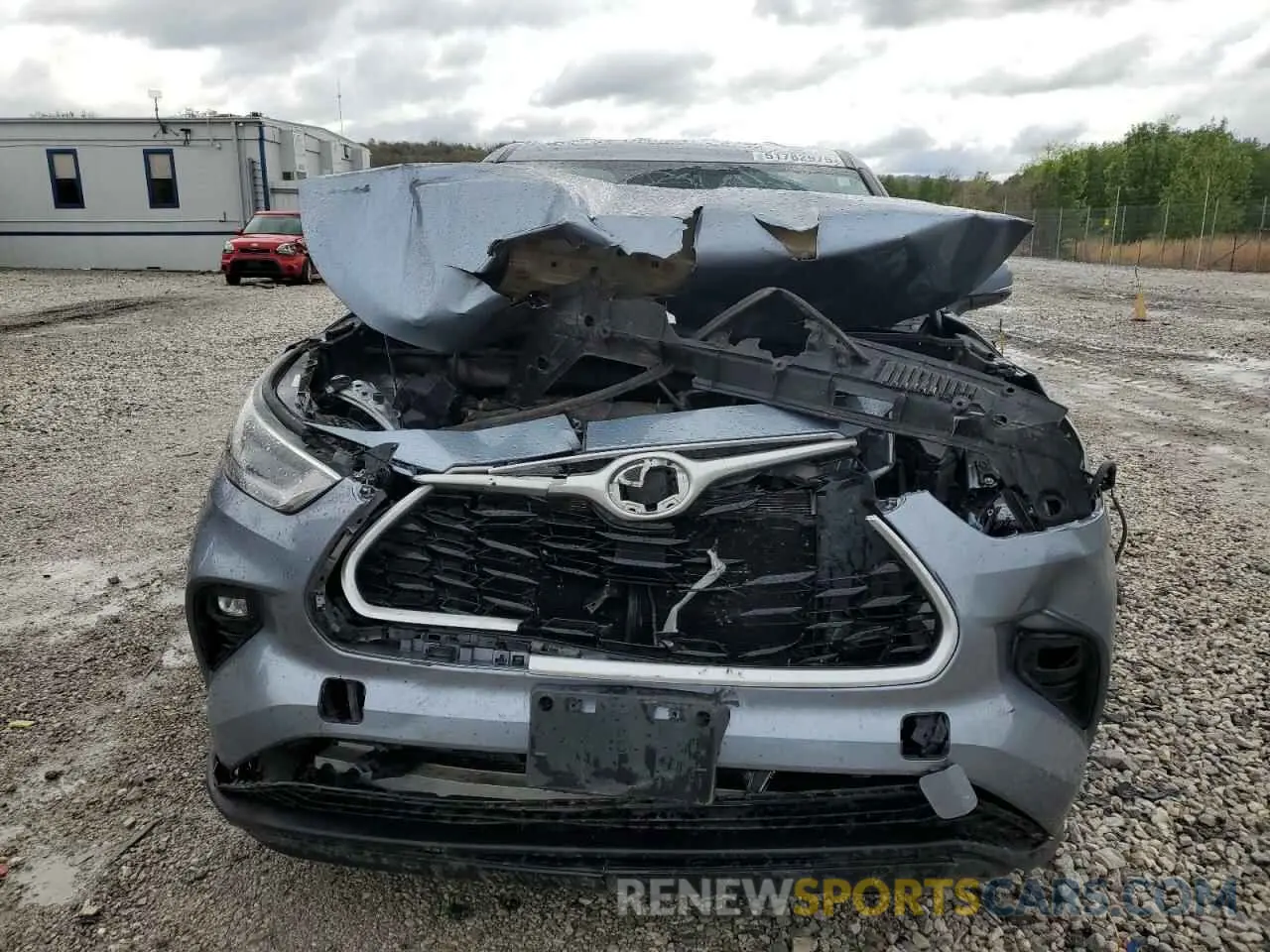 5 fotografías del automóvil dañado 5TDBZRBH5MS086012 TOYOTA HIGHLANDER 2021