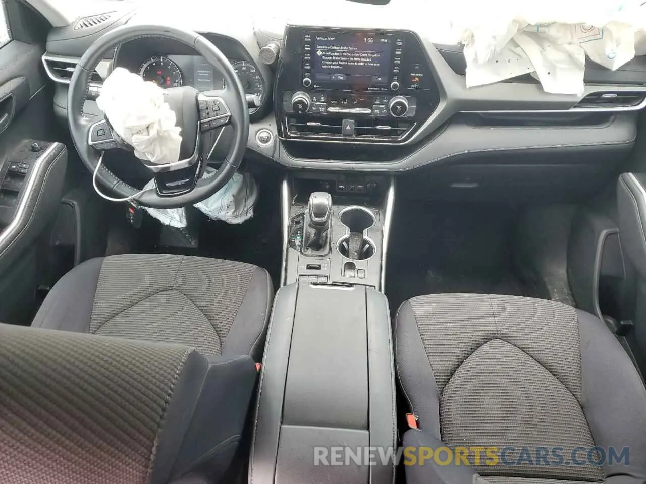 8 fotografías del automóvil dañado 5TDBZRBH5MS086012 TOYOTA HIGHLANDER 2021