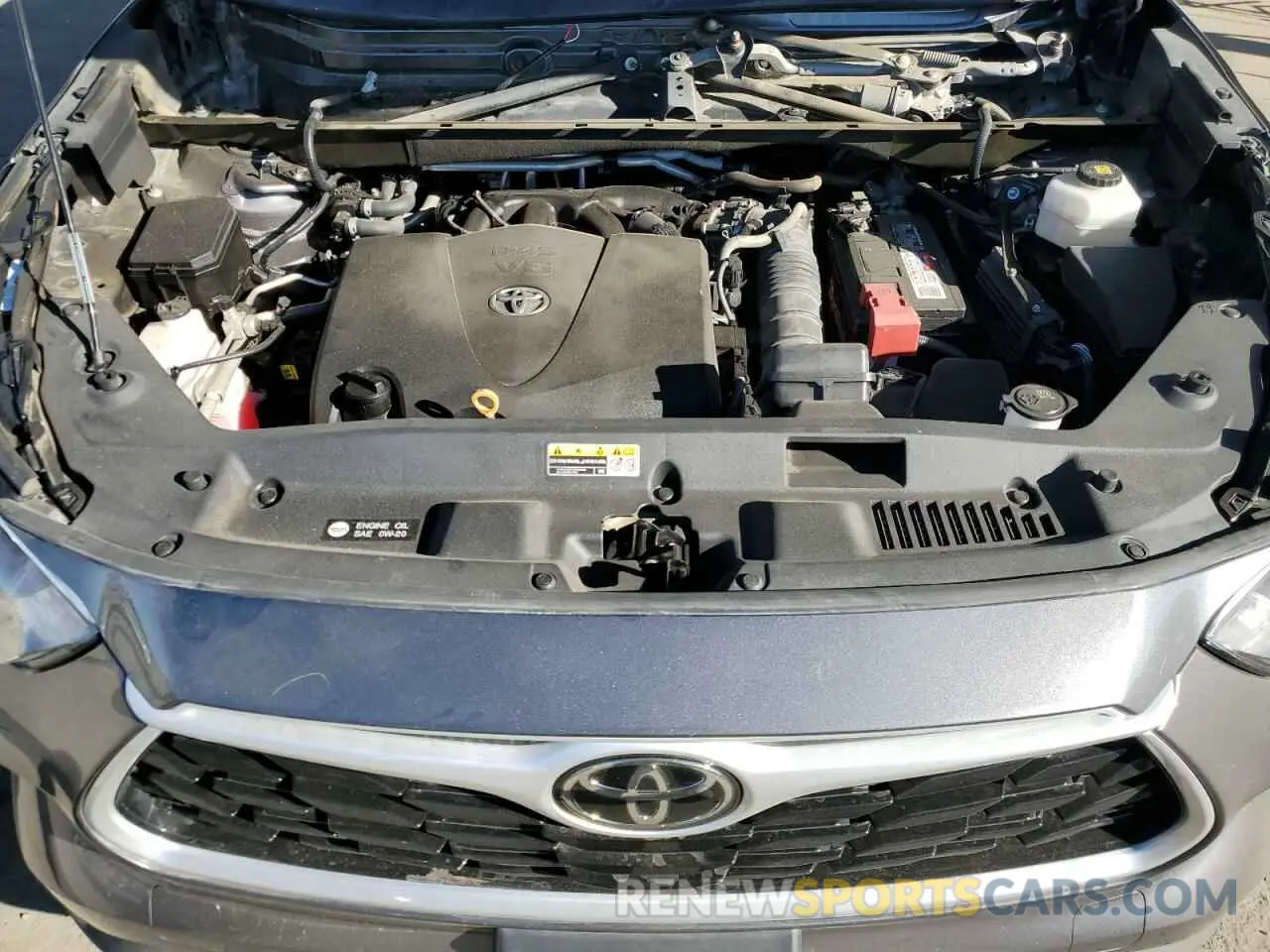 12 fotografías del automóvil dañado 5TDBZRBH6MS103626 TOYOTA HIGHLANDER 2021