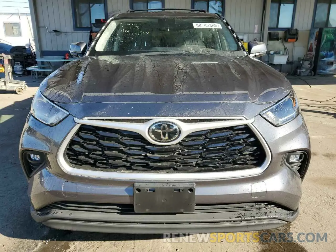 5 fotografías del automóvil dañado 5TDBZRBH6MS103626 TOYOTA HIGHLANDER 2021
