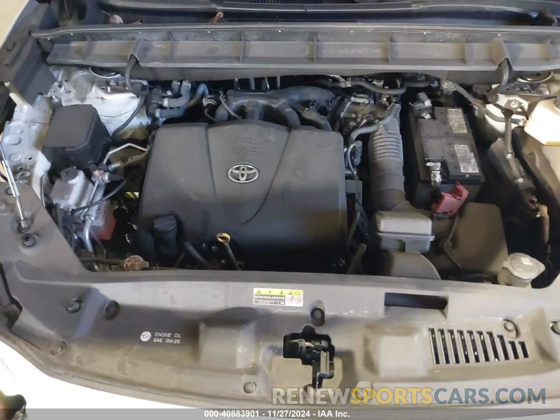 10 fotografías del automóvil dañado 5TDBZRBH6MS137596 TOYOTA HIGHLANDER 2021