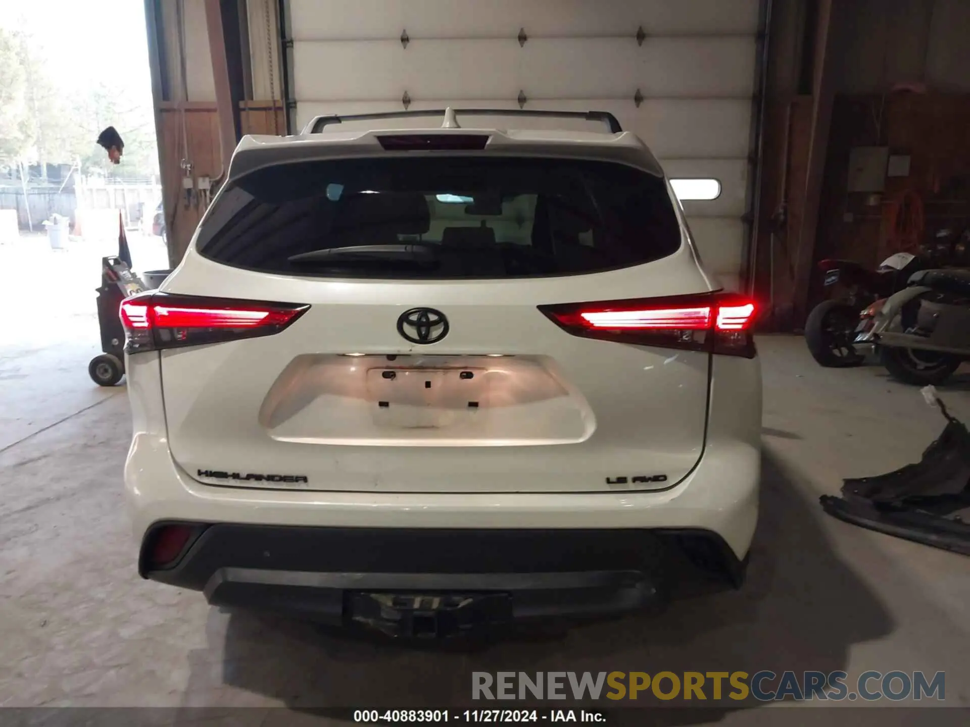 16 fotografías del automóvil dañado 5TDBZRBH6MS137596 TOYOTA HIGHLANDER 2021