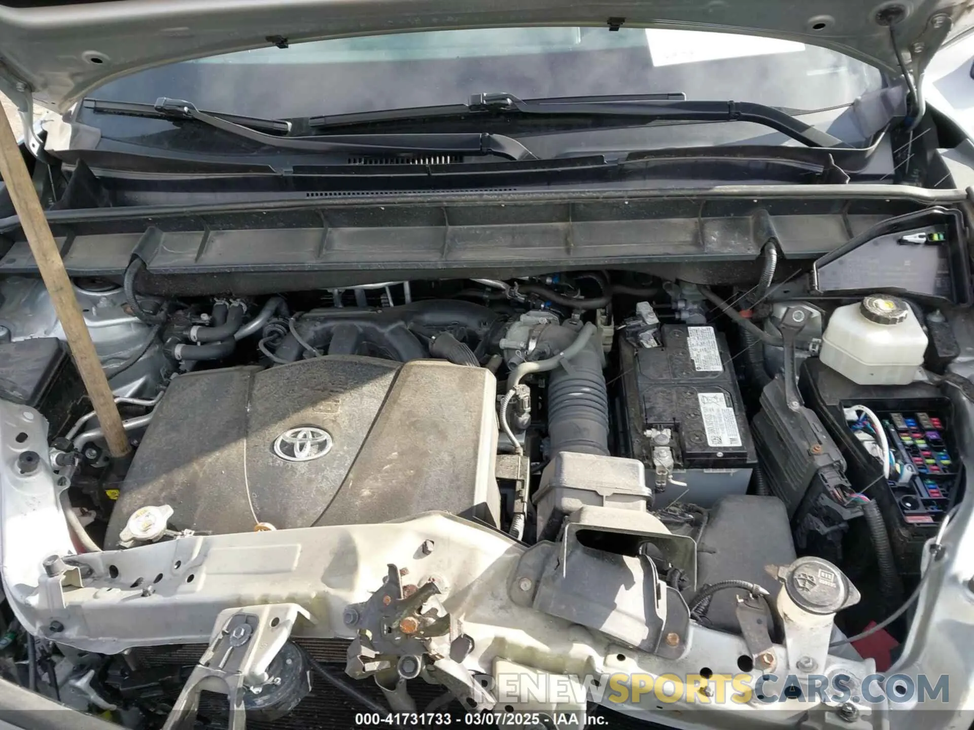 10 fotografías del automóvil dañado 5TDBZRBH7MS073469 TOYOTA HIGHLANDER 2021