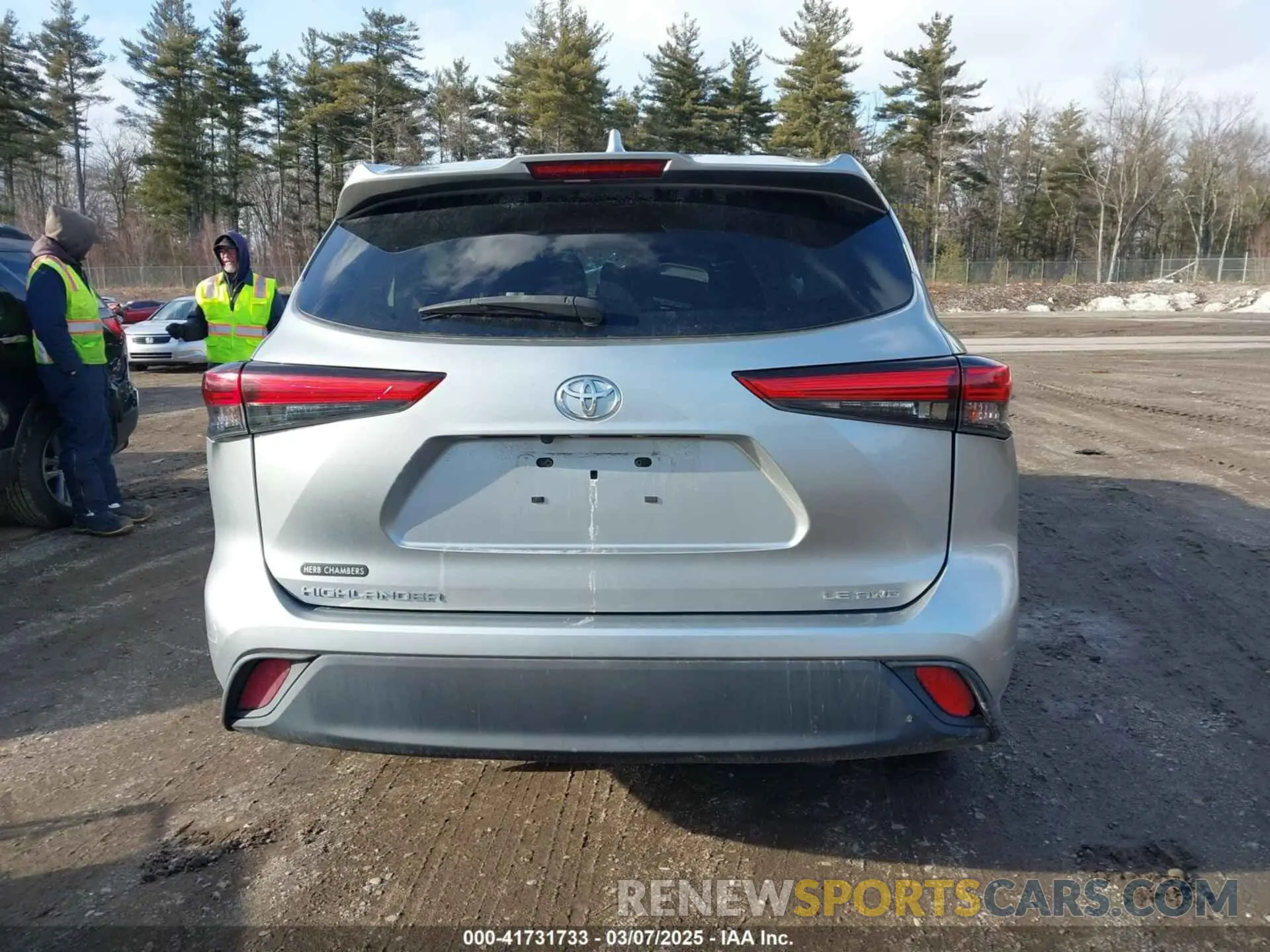 15 fotografías del automóvil dañado 5TDBZRBH7MS073469 TOYOTA HIGHLANDER 2021