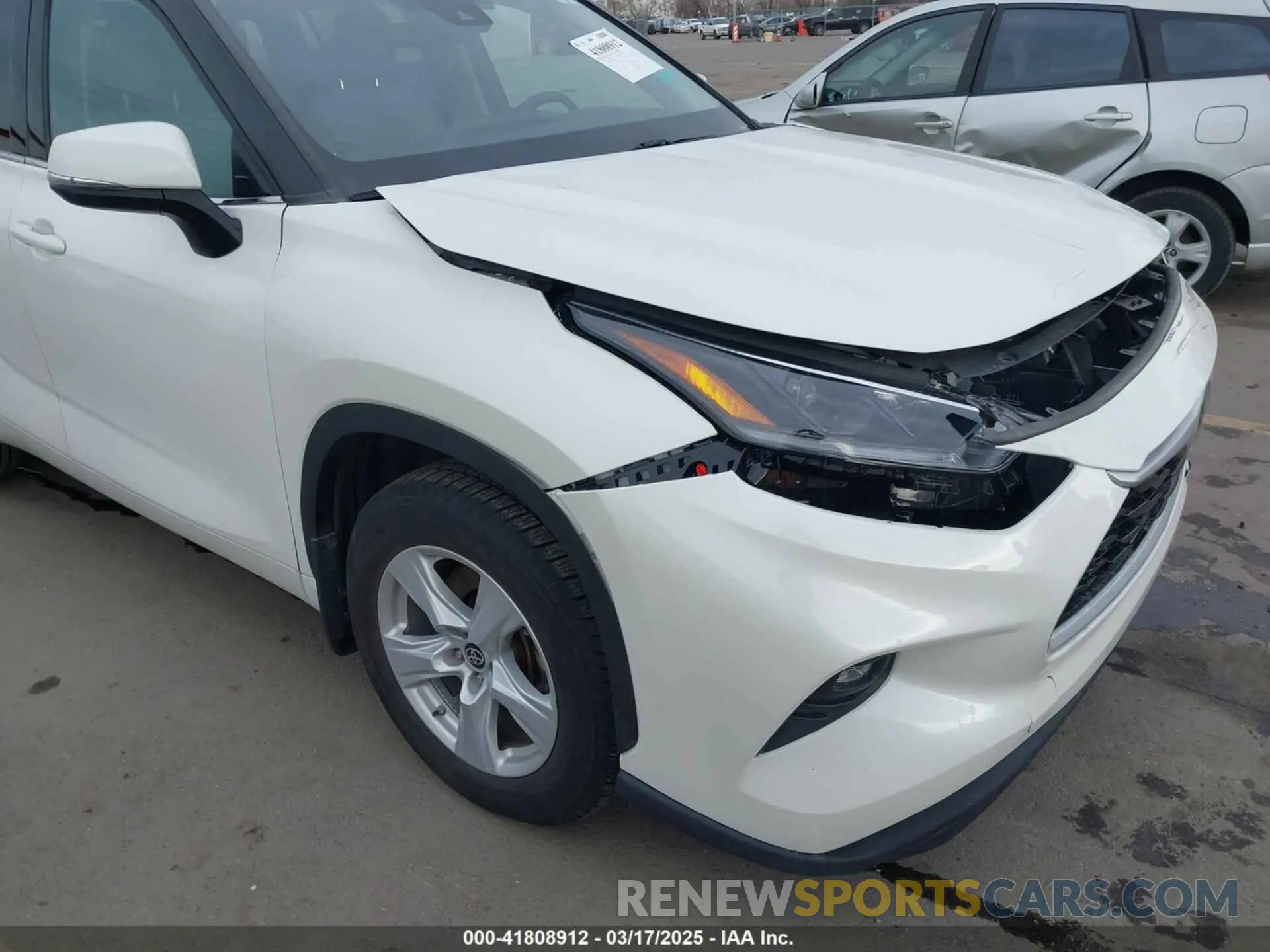 6 fotografías del automóvil dañado 5TDBZRBH9MS110697 TOYOTA HIGHLANDER 2021