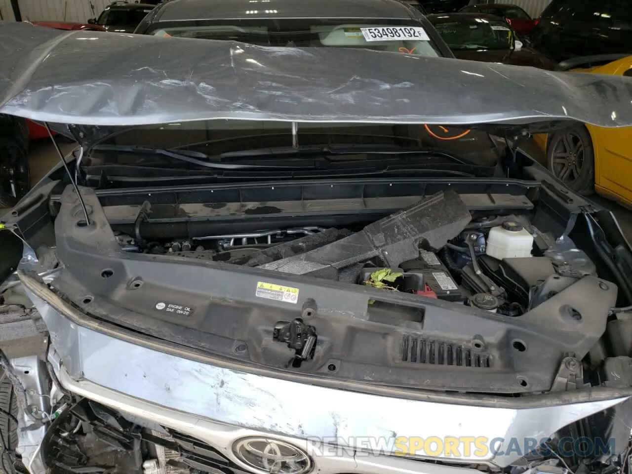 7 fotografías del automóvil dañado 5TDBZRBH9MS115916 TOYOTA HIGHLANDER 2021