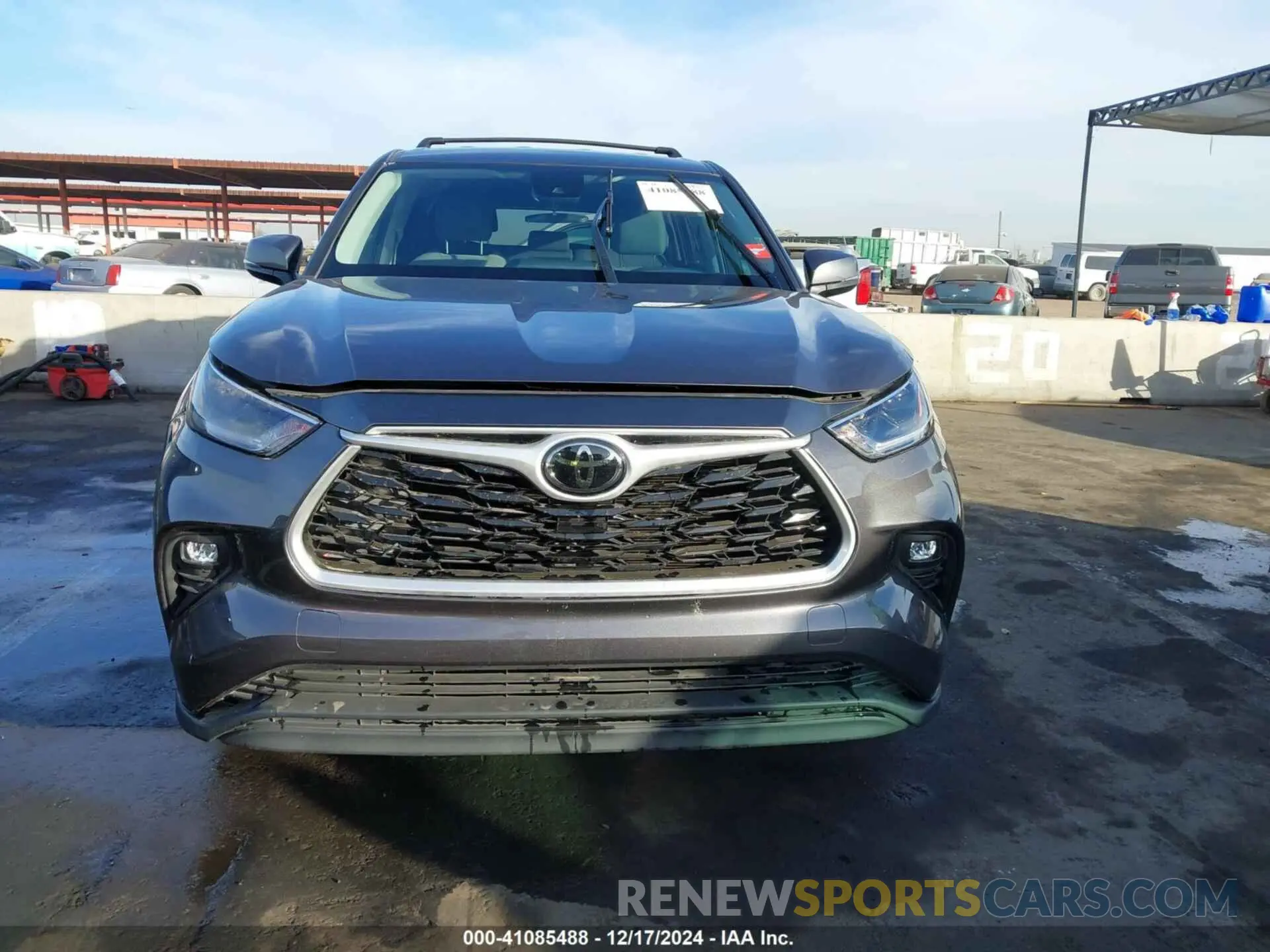 12 fotografías del automóvil dañado 5TDBZRBH9MS535563 TOYOTA HIGHLANDER 2021