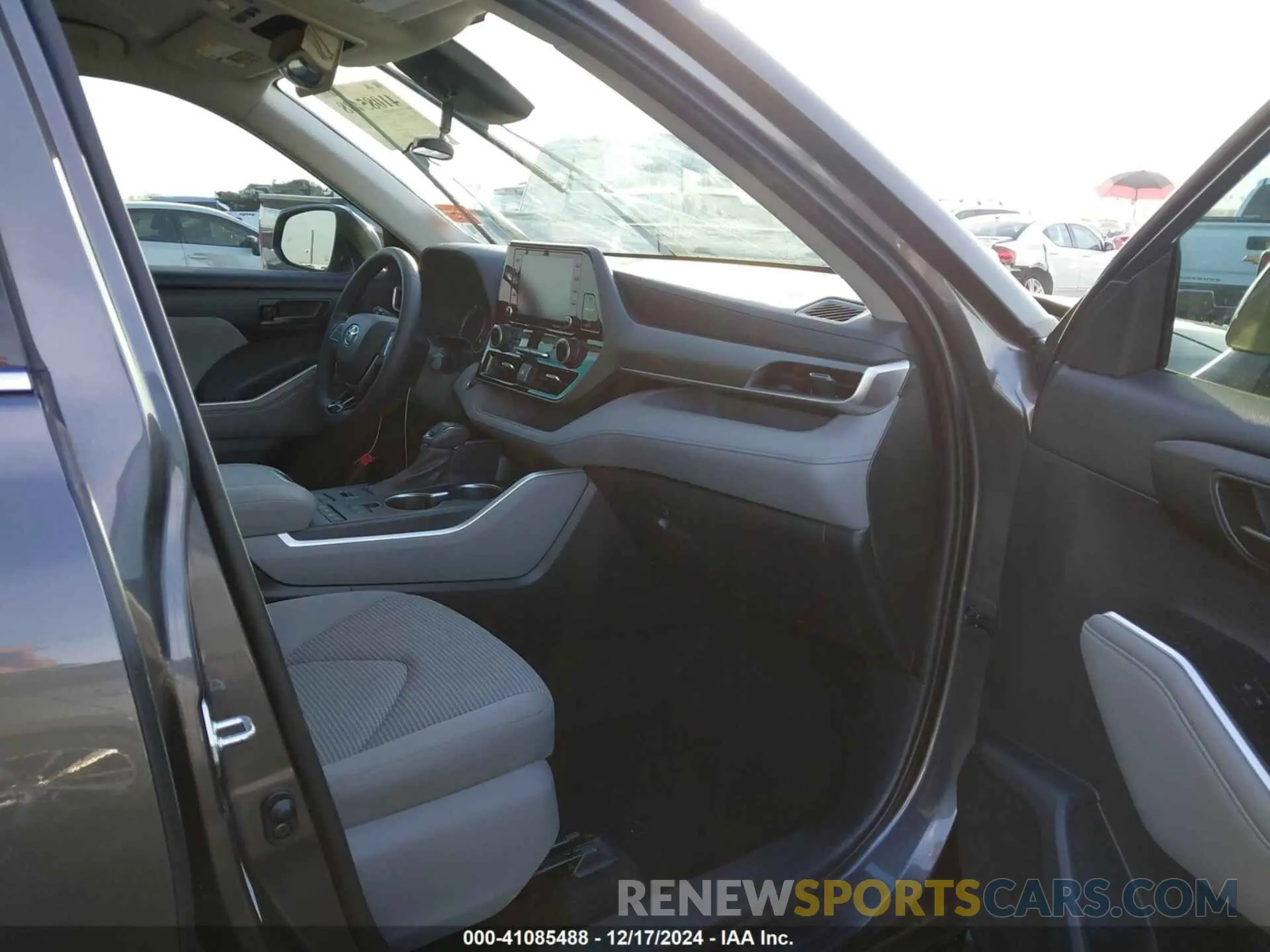 5 fotografías del automóvil dañado 5TDBZRBH9MS535563 TOYOTA HIGHLANDER 2021