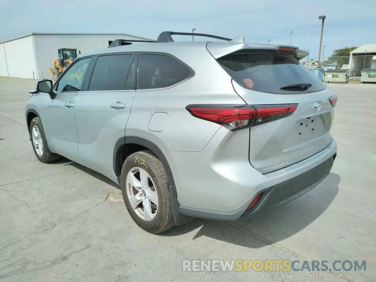 3 fotografías del automóvil dañado 5TDBZRBH9MS541427 TOYOTA HIGHLANDER 2021