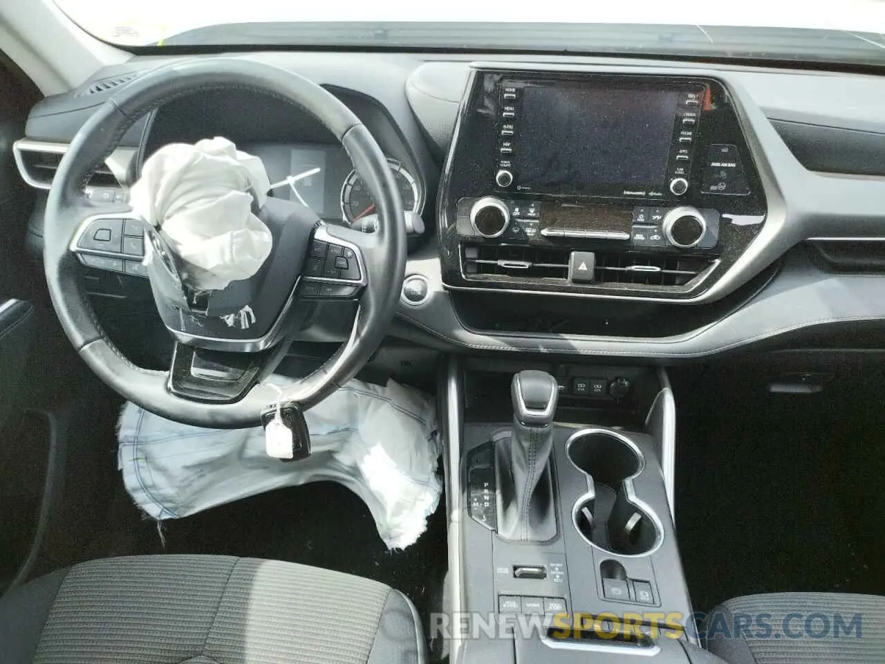 9 fotografías del automóvil dañado 5TDBZRBH9MS541427 TOYOTA HIGHLANDER 2021