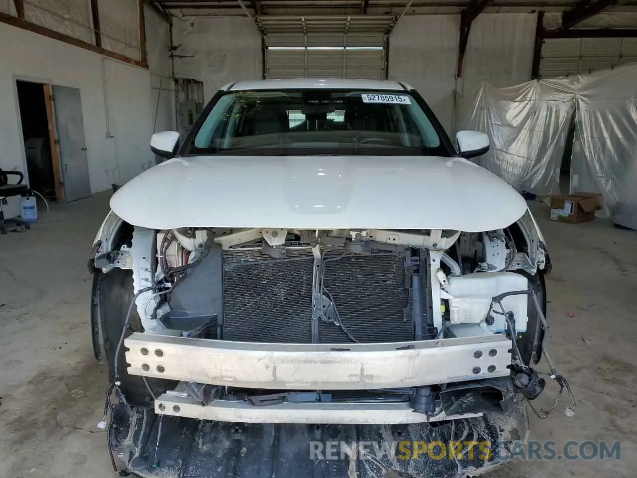 5 fotografías del automóvil dañado 5TDBZRBHXMS532381 TOYOTA HIGHLANDER 2021