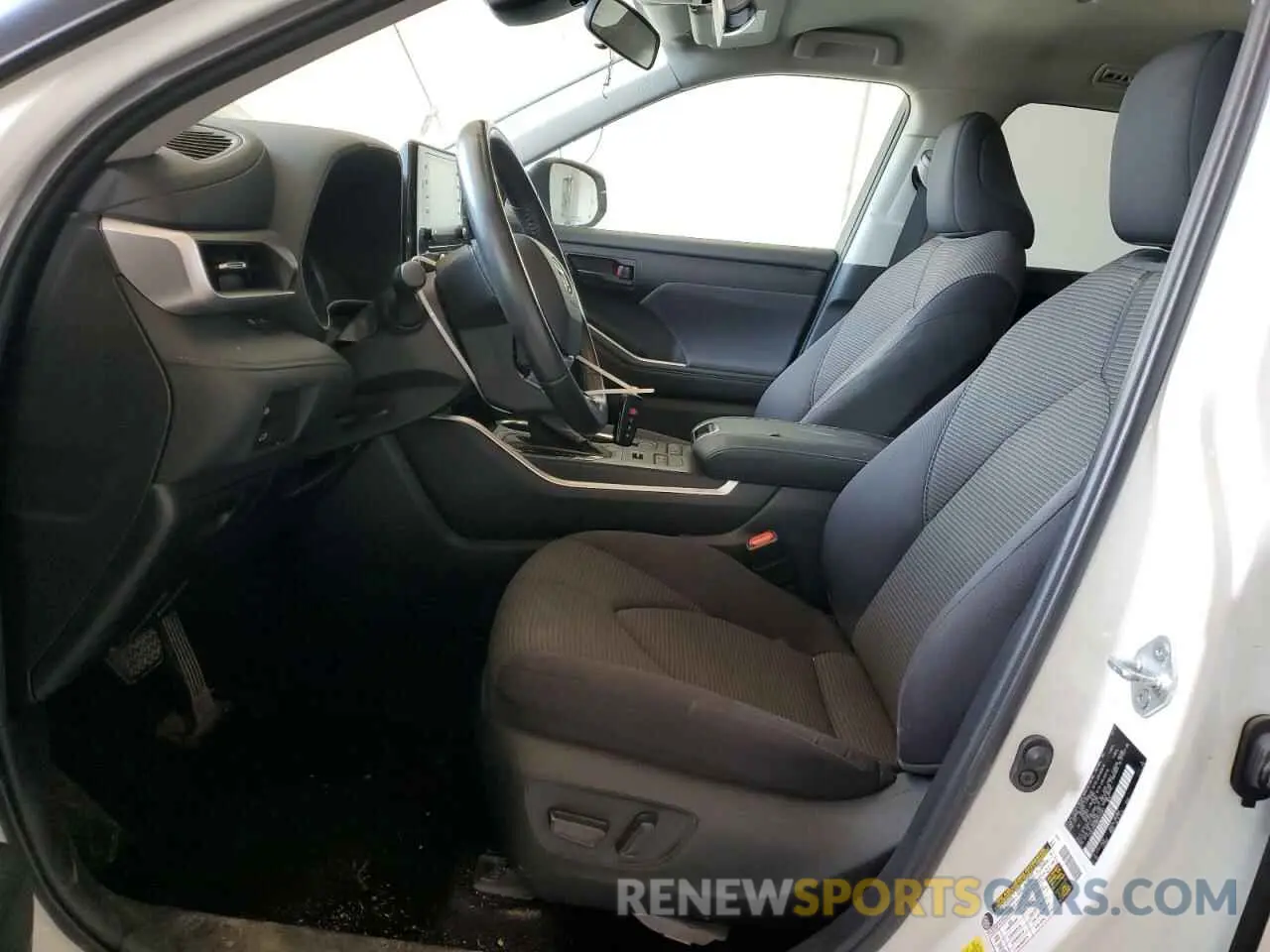7 fotografías del automóvil dañado 5TDBZRBHXMS532381 TOYOTA HIGHLANDER 2021