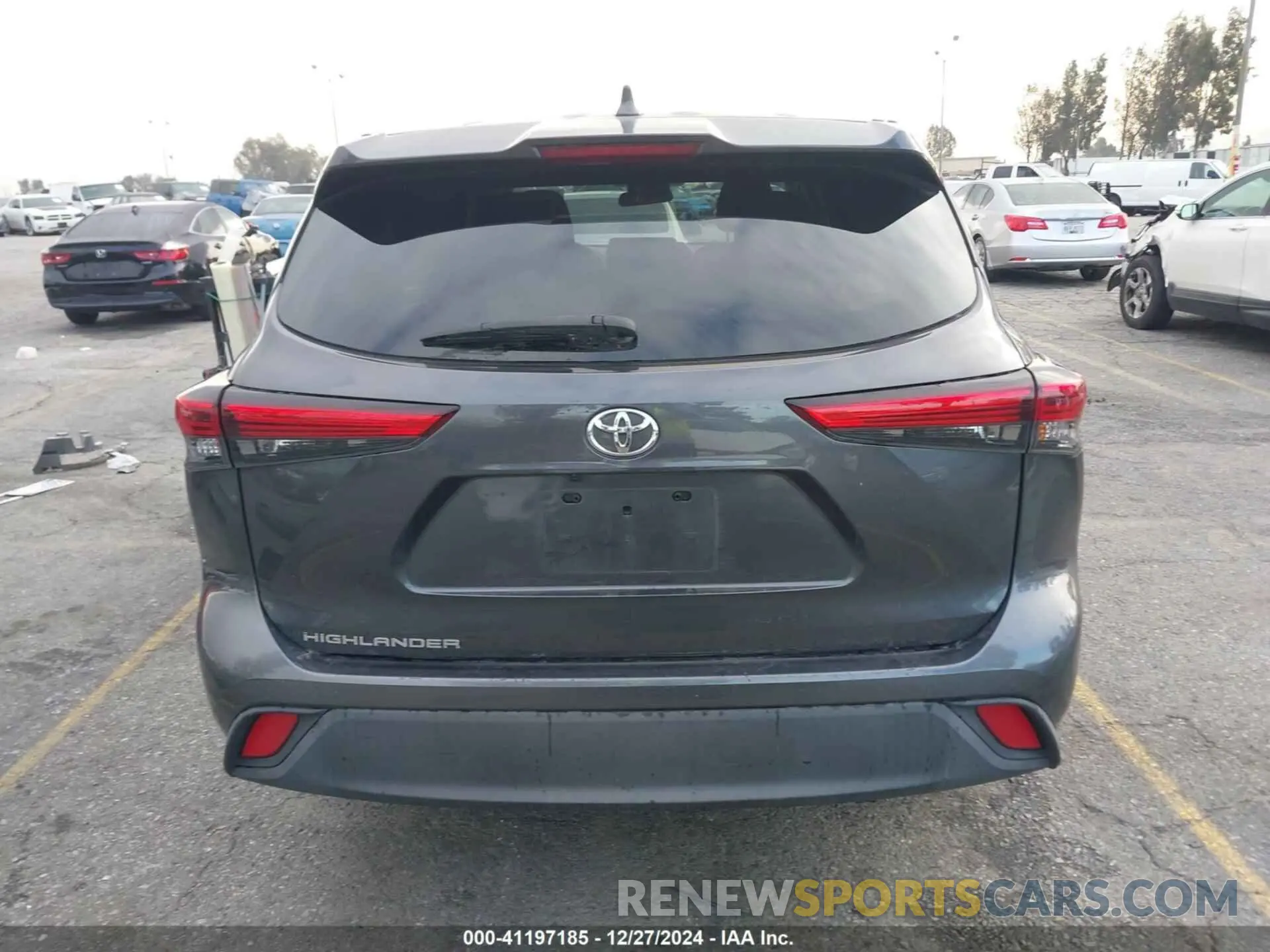 17 fotografías del automóvil dañado 5TDCZRAH0MS033644 TOYOTA HIGHLANDER 2021