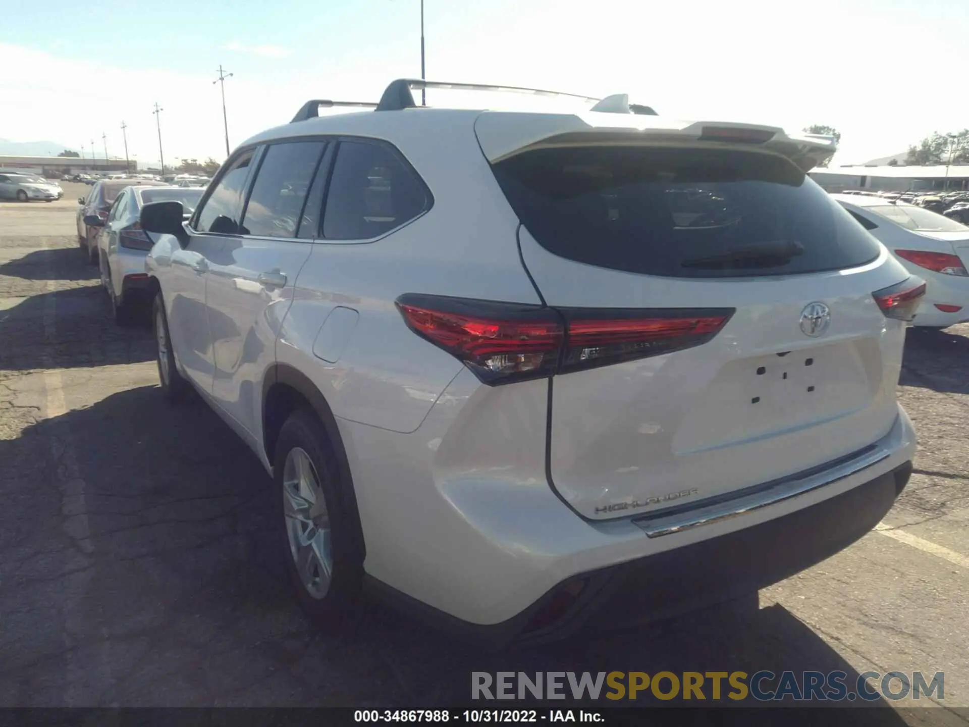 3 fotografías del automóvil dañado 5TDCZRAH1MS072940 TOYOTA HIGHLANDER 2021