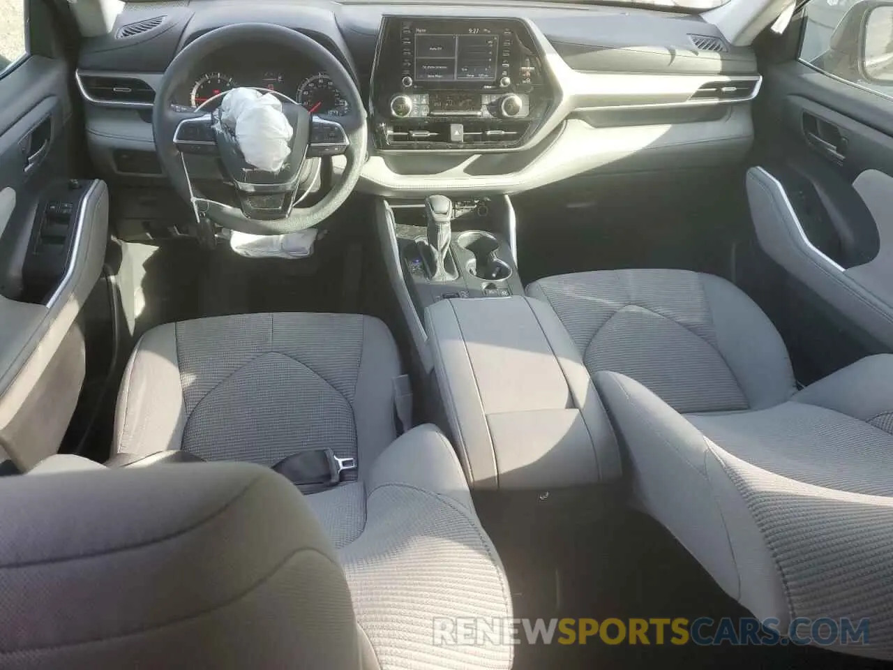 8 fotografías del automóvil dañado 5TDCZRAH1MS081038 TOYOTA HIGHLANDER 2021