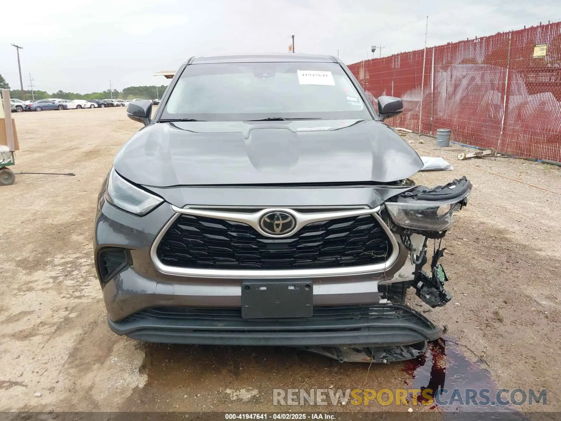 12 fotografías del automóvil dañado 5TDCZRAH2MS055113 TOYOTA HIGHLANDER 2021